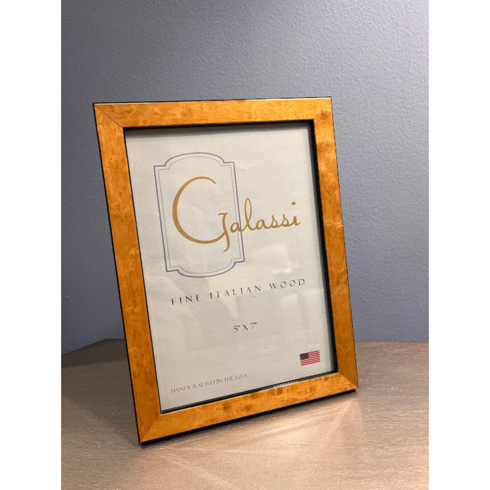 F.G. Galassi Cashmere Burl Photo Frame 5x7