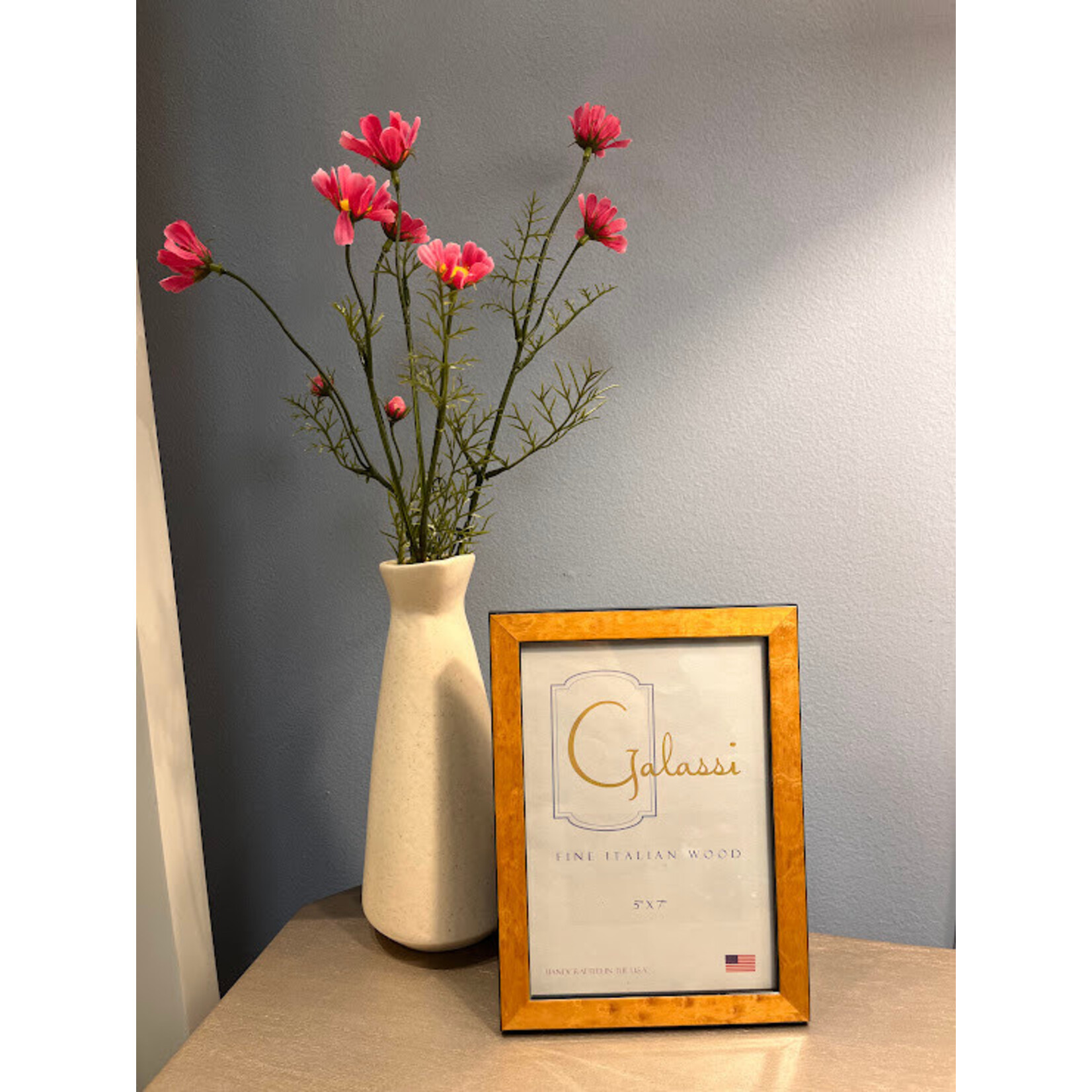 F.G. Galassi Cashmere Burl Photo Frame 5x7