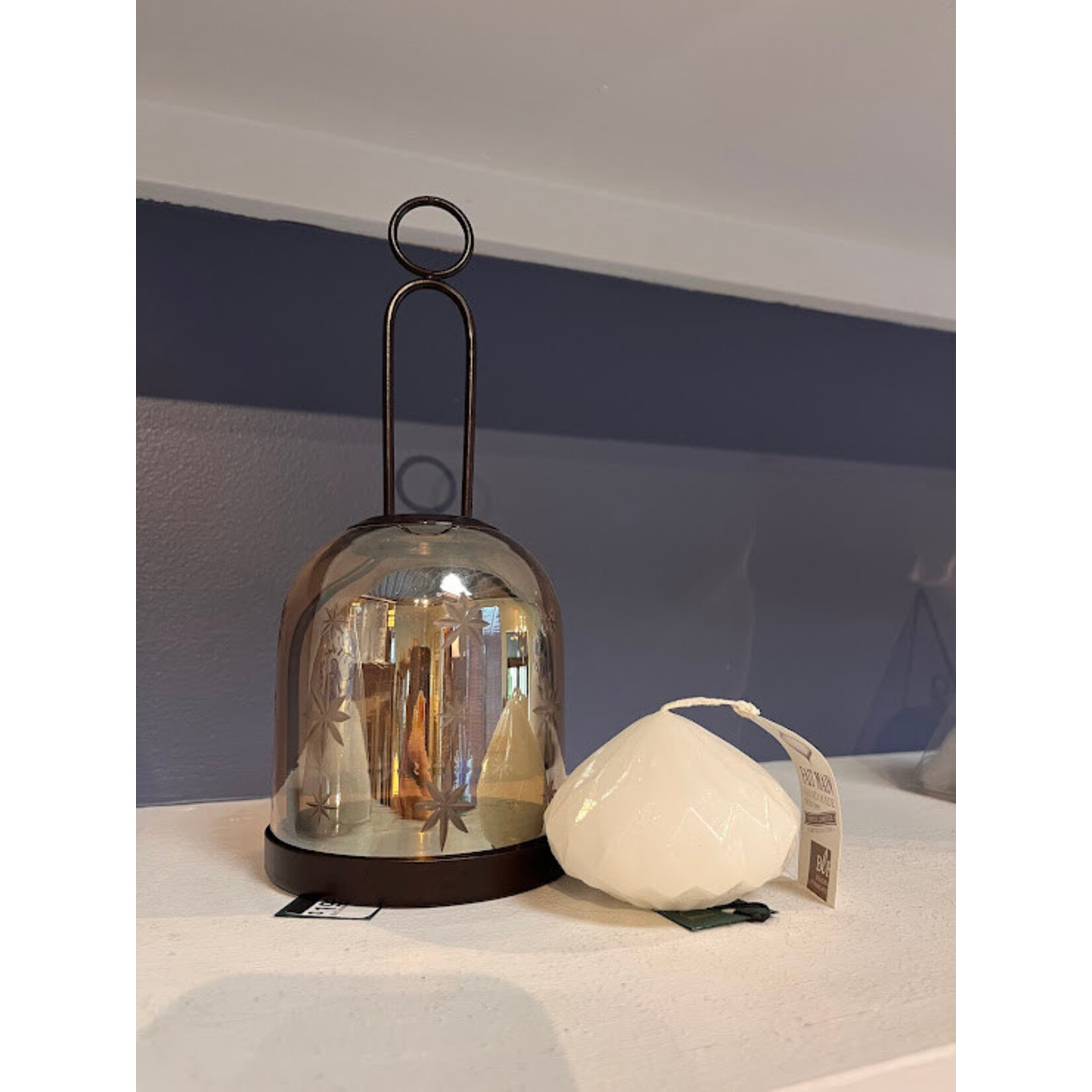 Point a la Ligne Diamond Candle