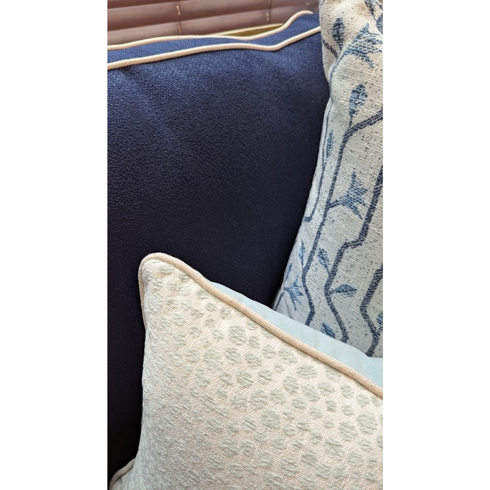 Summer Classics Cheetah Print Blue Gray Mist Outdoor Throw Pillow 14"x24"