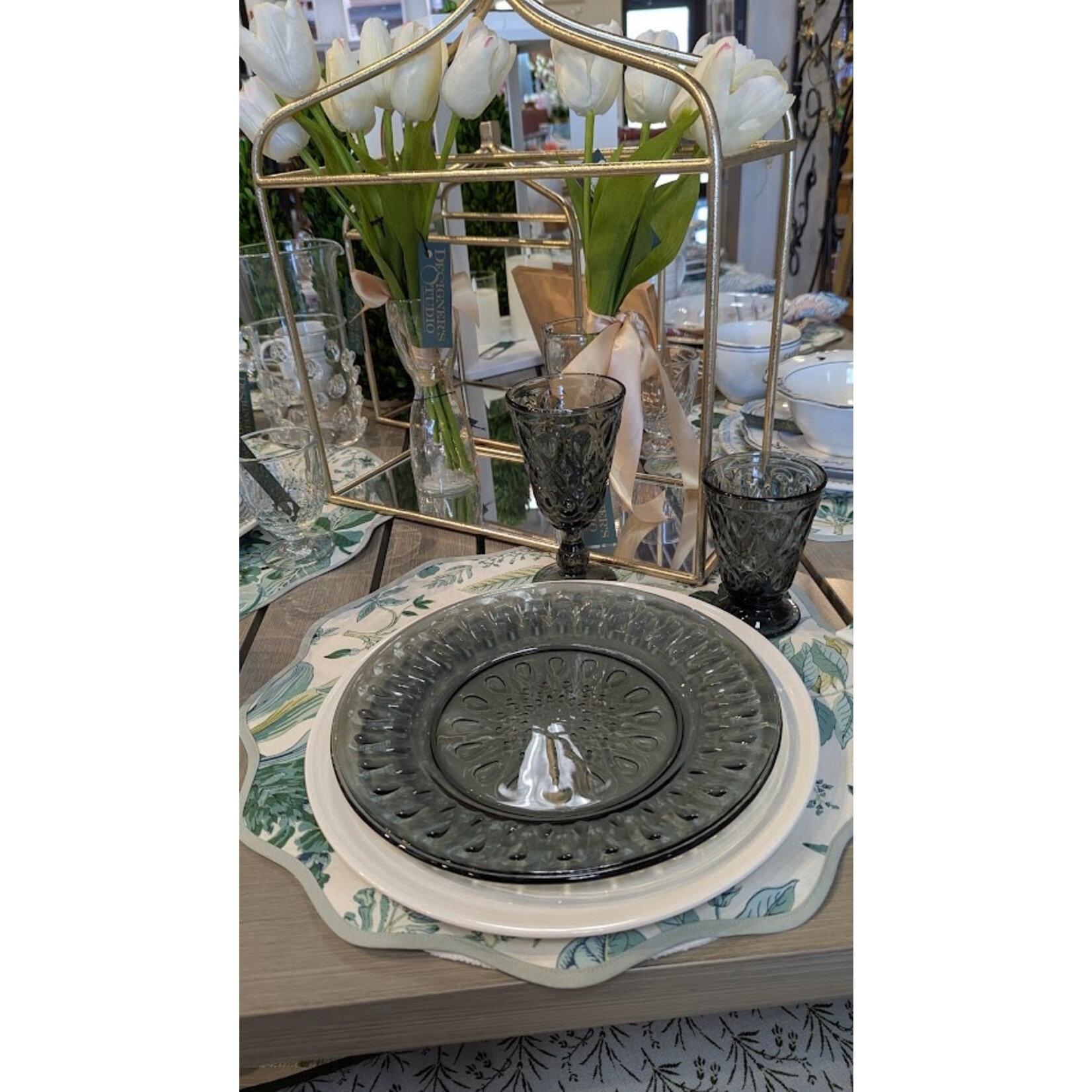 La Rochere Lyonnais Dinner Plate Grey
