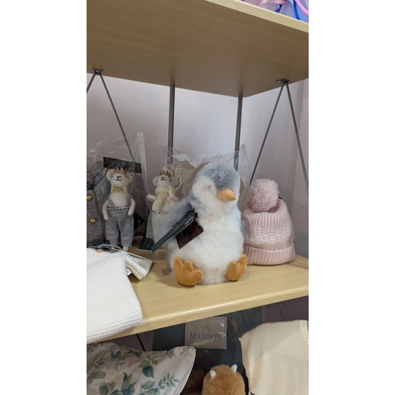 Fibre by Auskin Alpaca Penguin Collectible 8" Stuffed Animal