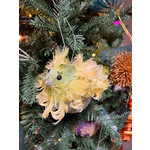 Katherine's Collection Green Fluffle Long Tail Small Bird Ornament