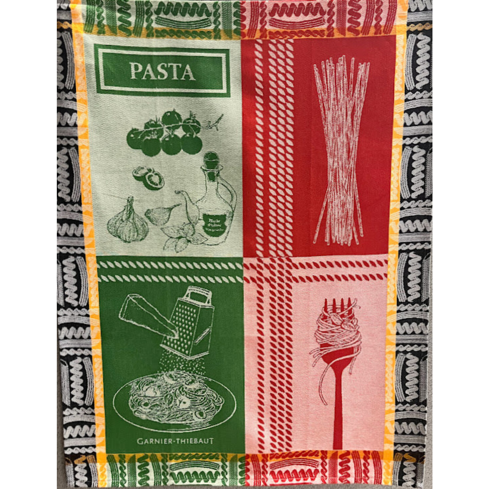 Garnier Thiebaut Rosso Verde Kitchen Towel