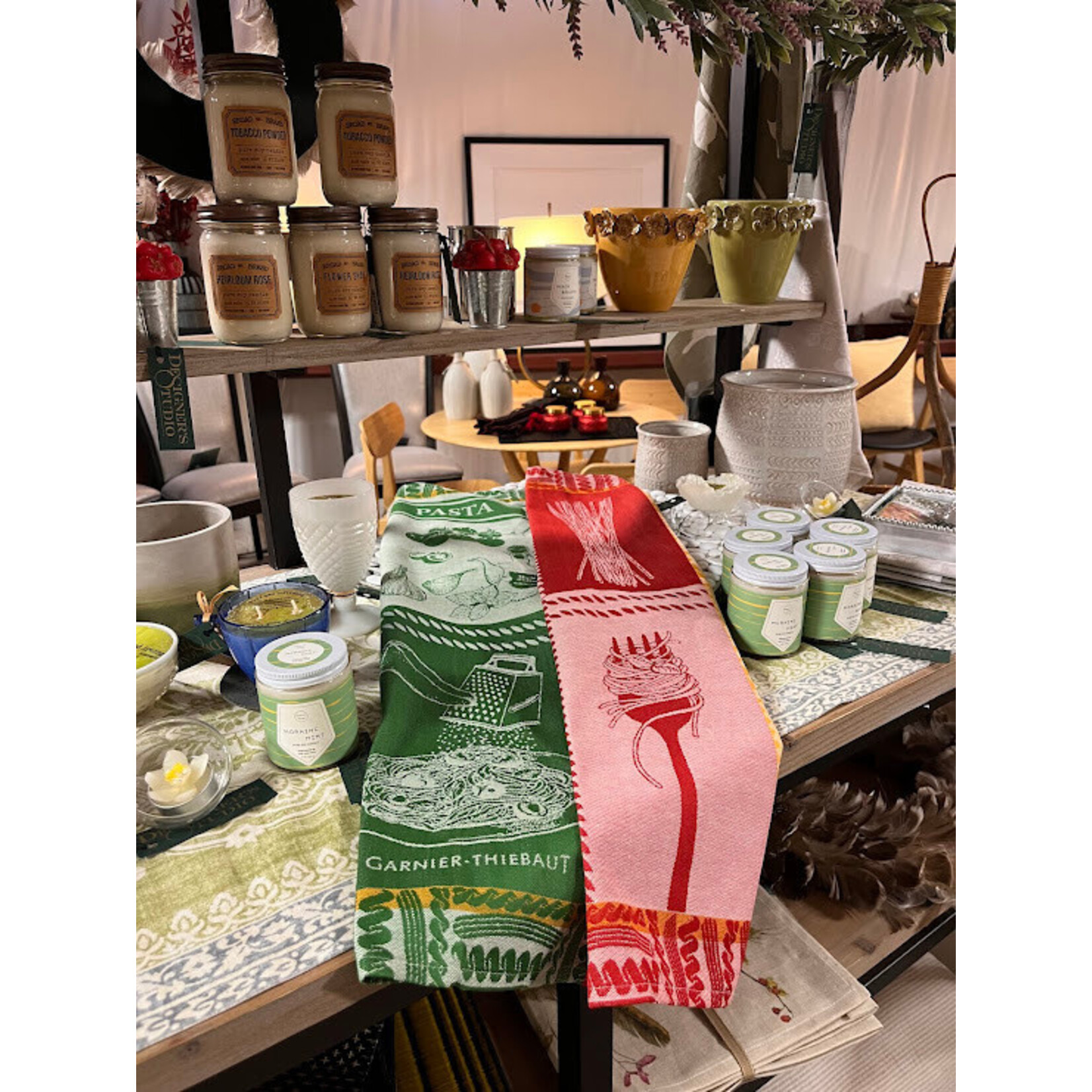Garnier Thiebaut Rosso Verde Kitchen Towel