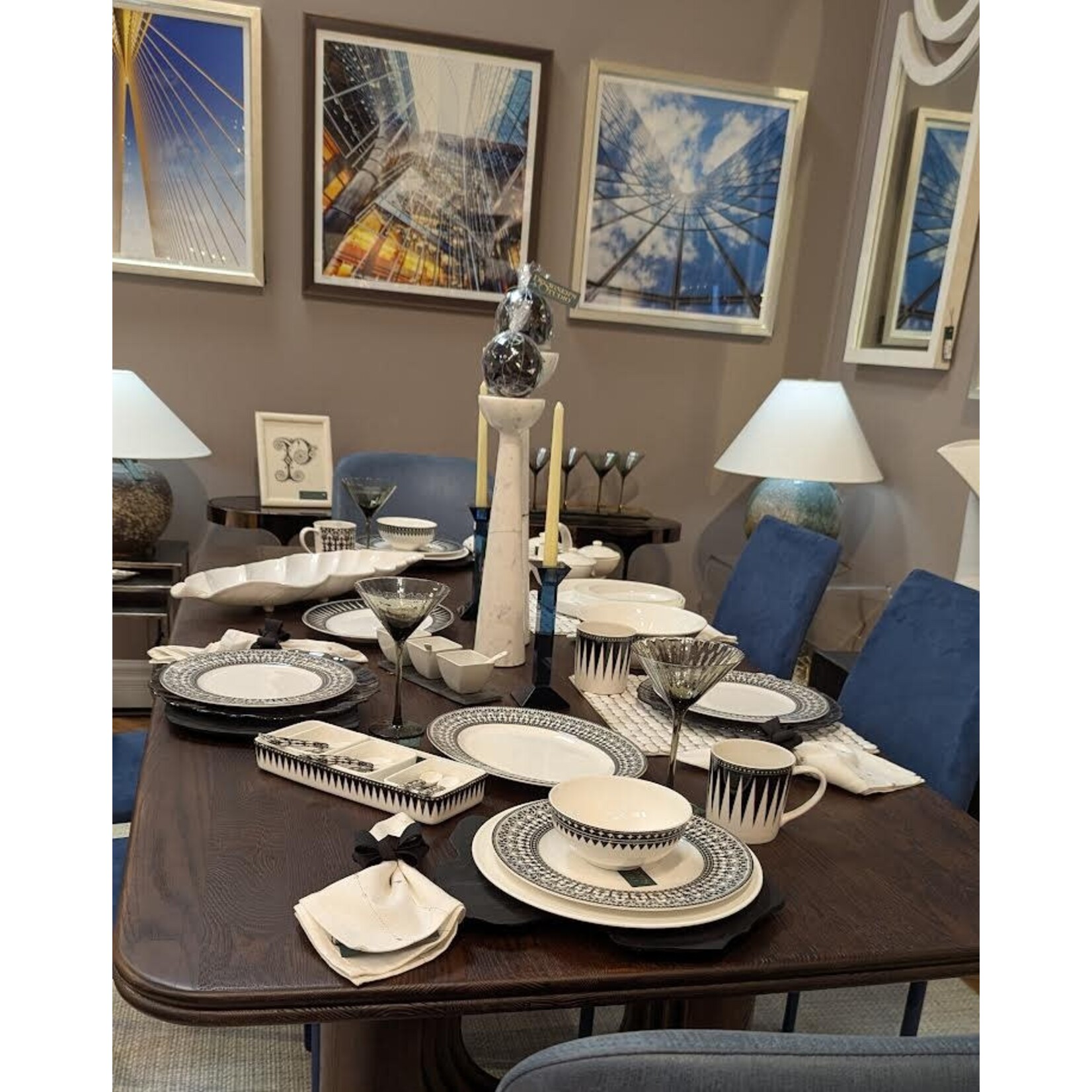 Kim Seybert Mod Stone White Placemat
