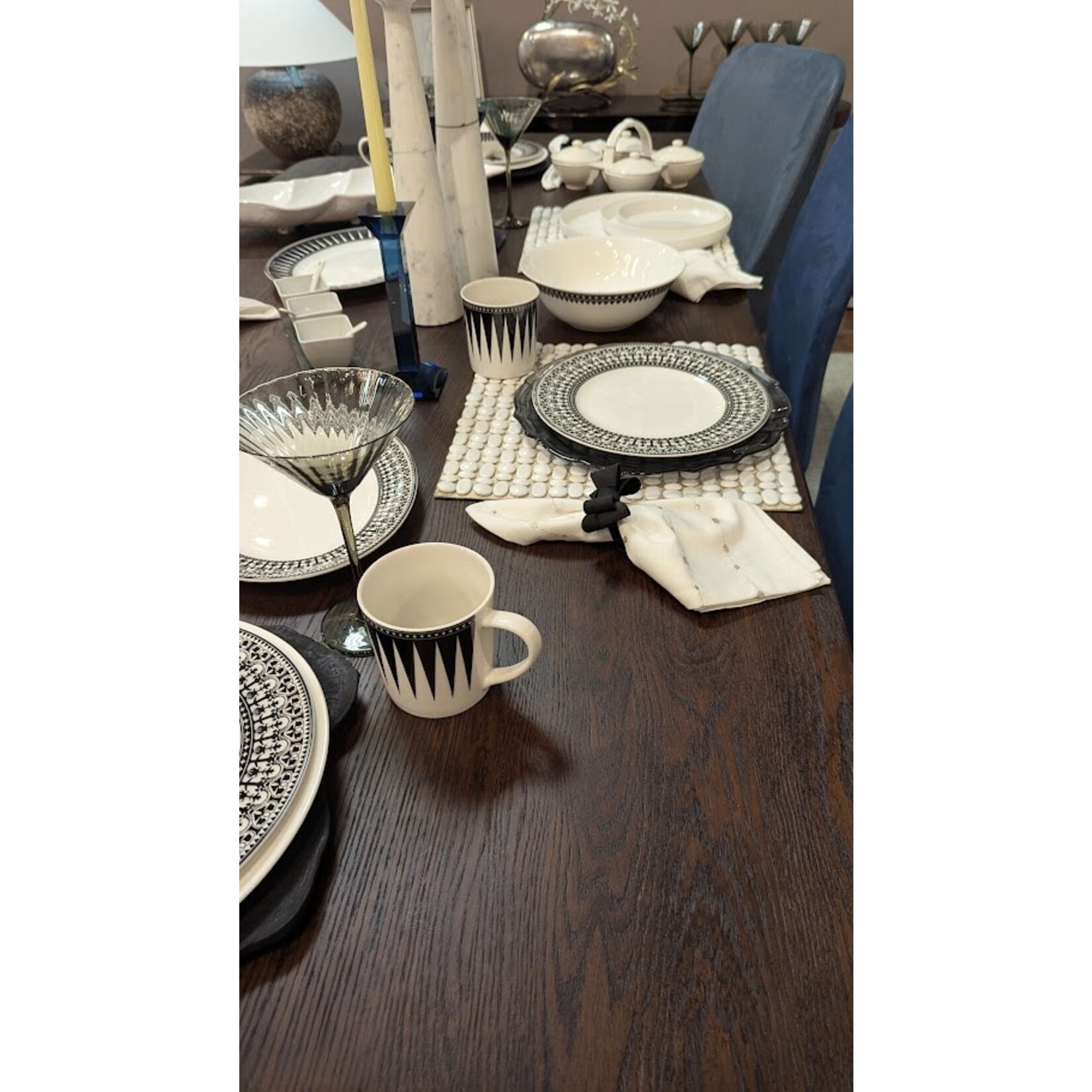 Kim Seybert Mod Stone White Placemat