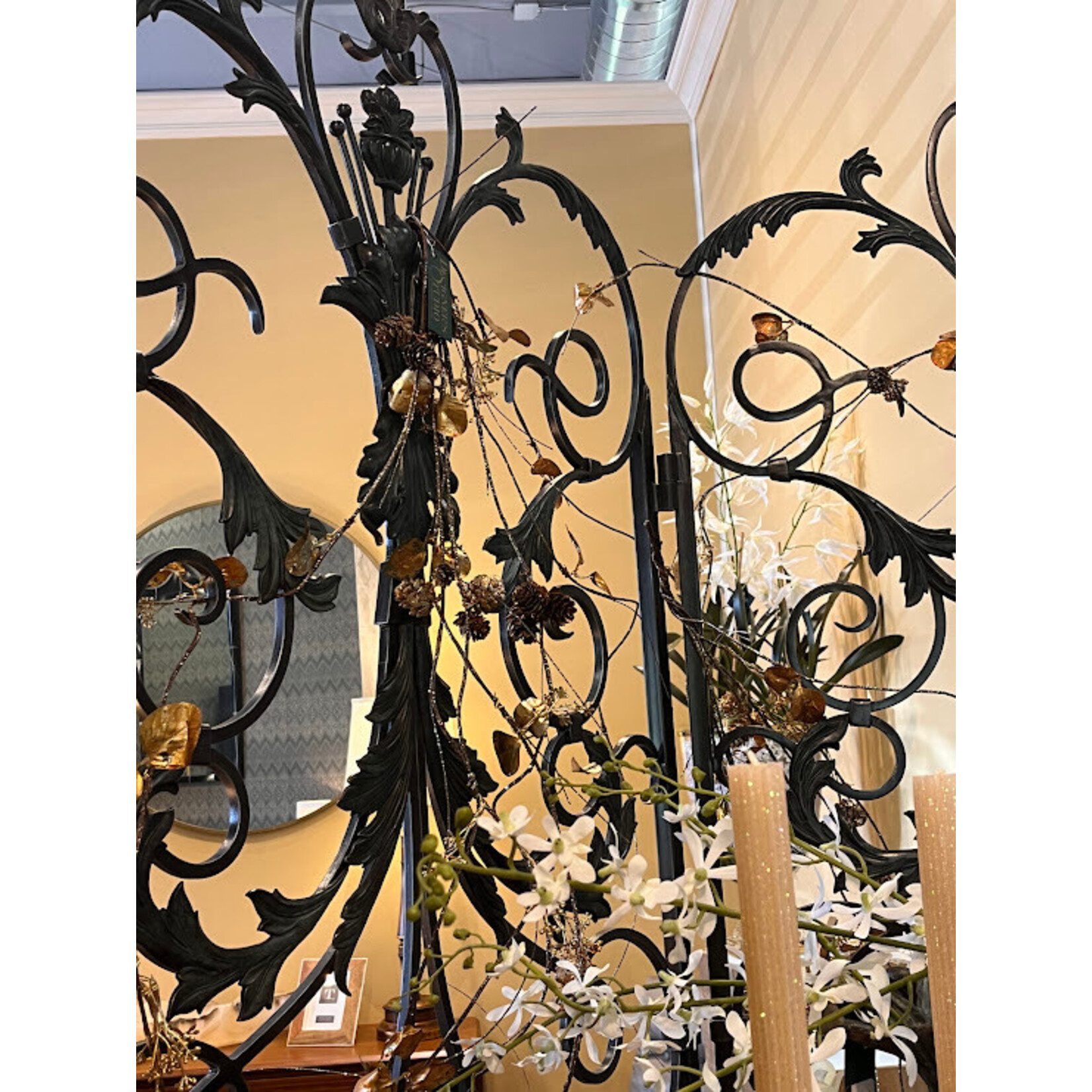 Winward Floral & Seasonal Decor Faux Holiday Twig & Pinecone Foliage Garland 55"