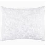 John Robshaw Textiles Organic Hand Stitched White Sham King