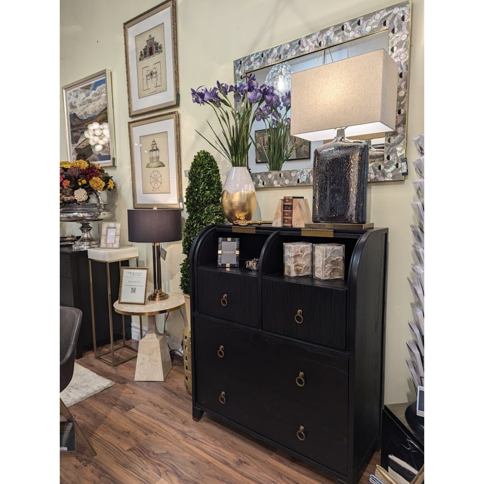 Made Goods Elara Capiz Shell Bookend Set