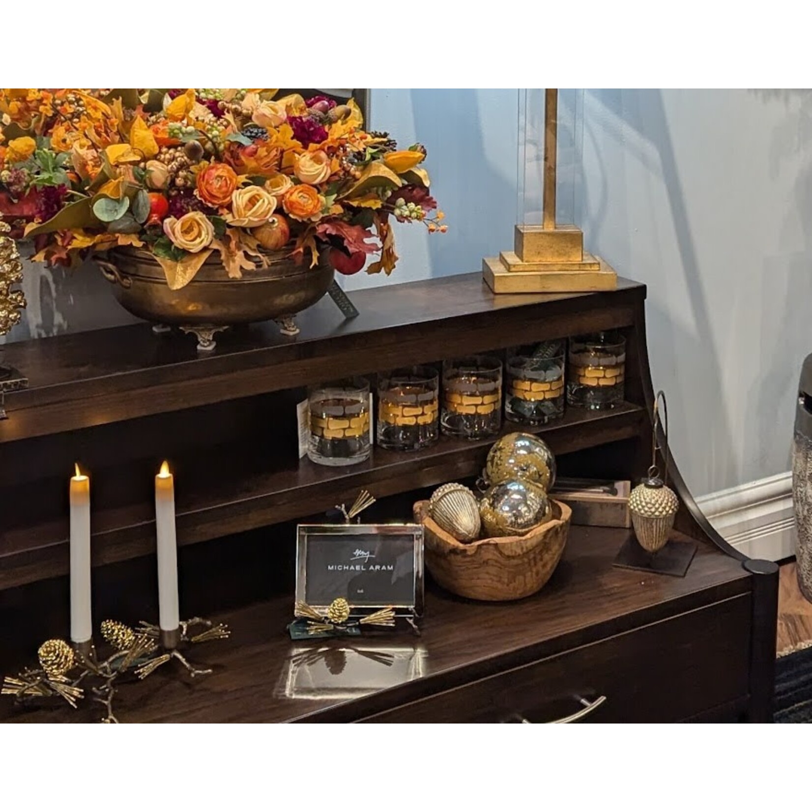 Michael Aram Pine Cone Easel Frame 4 x 6 Photo