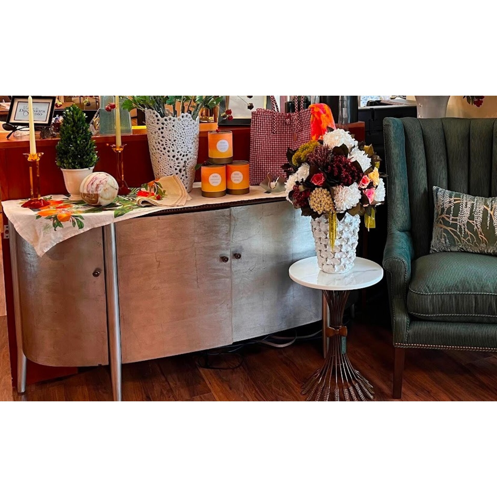 French Heritage Dian Large Buffet Silvered