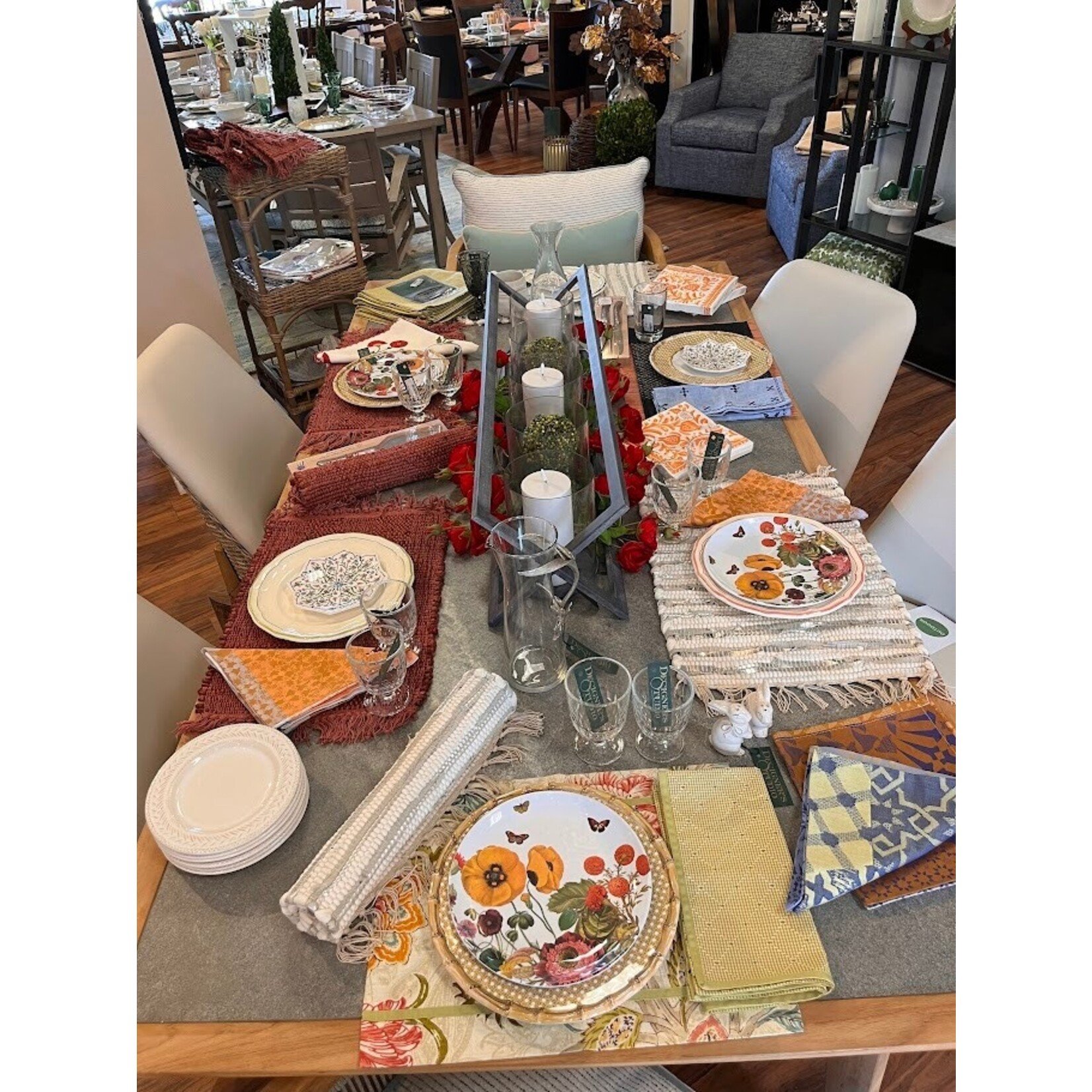 Napa Home and Garden Baxton Aged Zinc 5 Pillar Candleholder