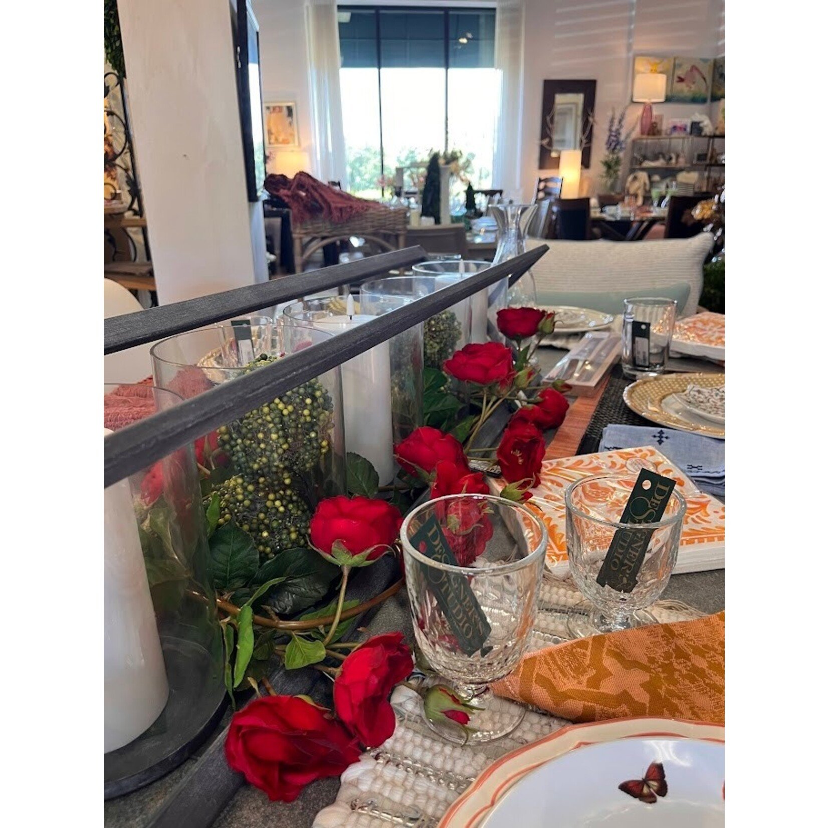 Napa Home and Garden Baxton Aged Zinc 5 Pillar Candleholder