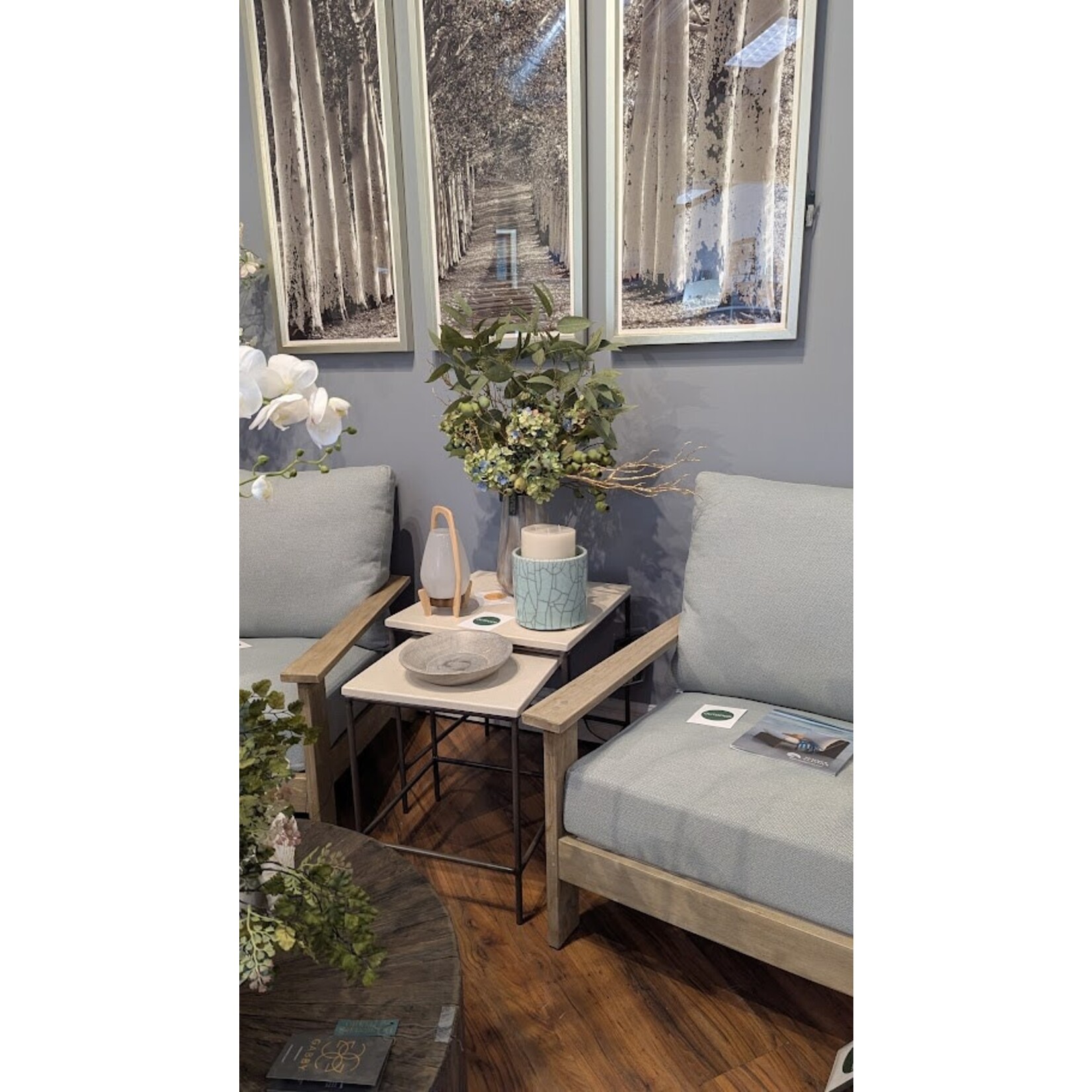 Winward Home Artificial Eucalyptus Green Pod Spray Branch 24.5"