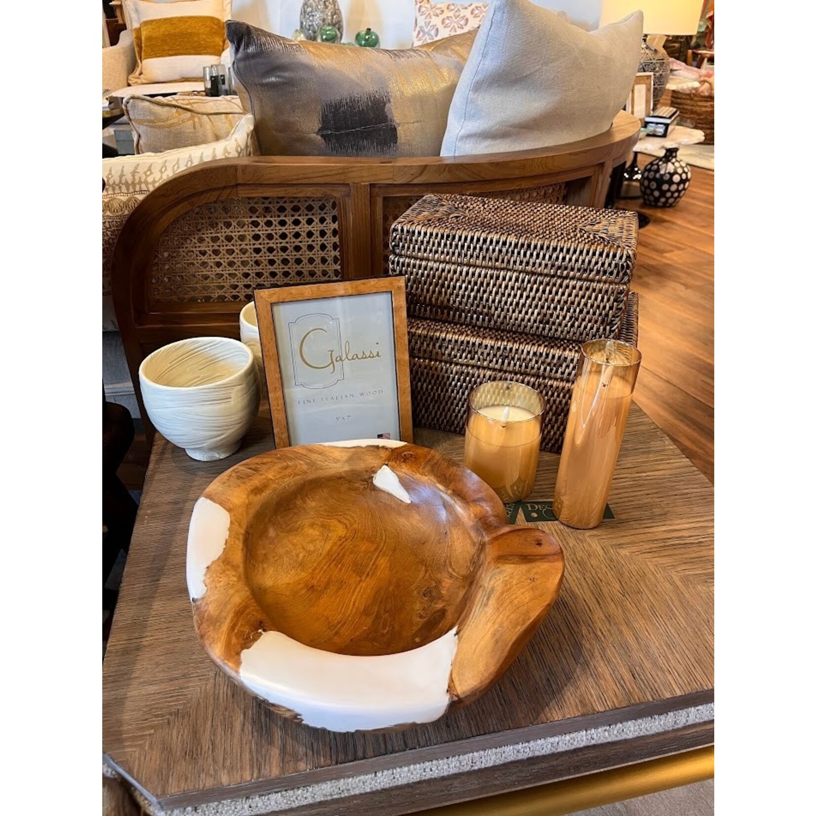 Zodax Lamala Natural Teakwood Bowl Small