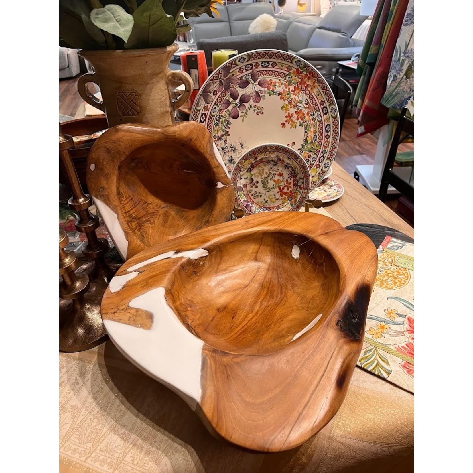 Zodax Lamala Natural Teakwood Bowl Small