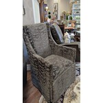 Gabby Royal Arm Chair with Casters Tigress Bark