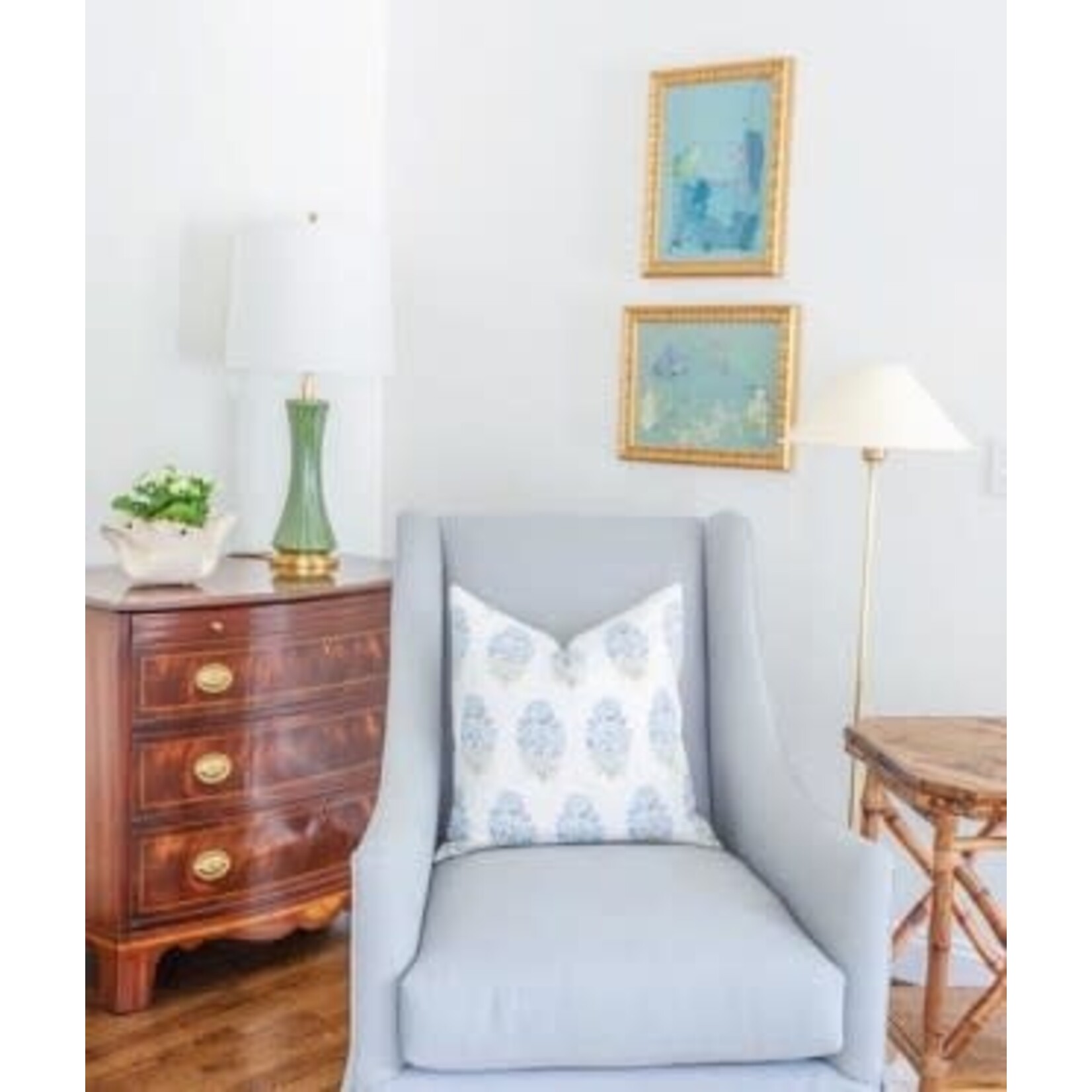 Visual Comfort Elena Large Table Lamp Emerald Green