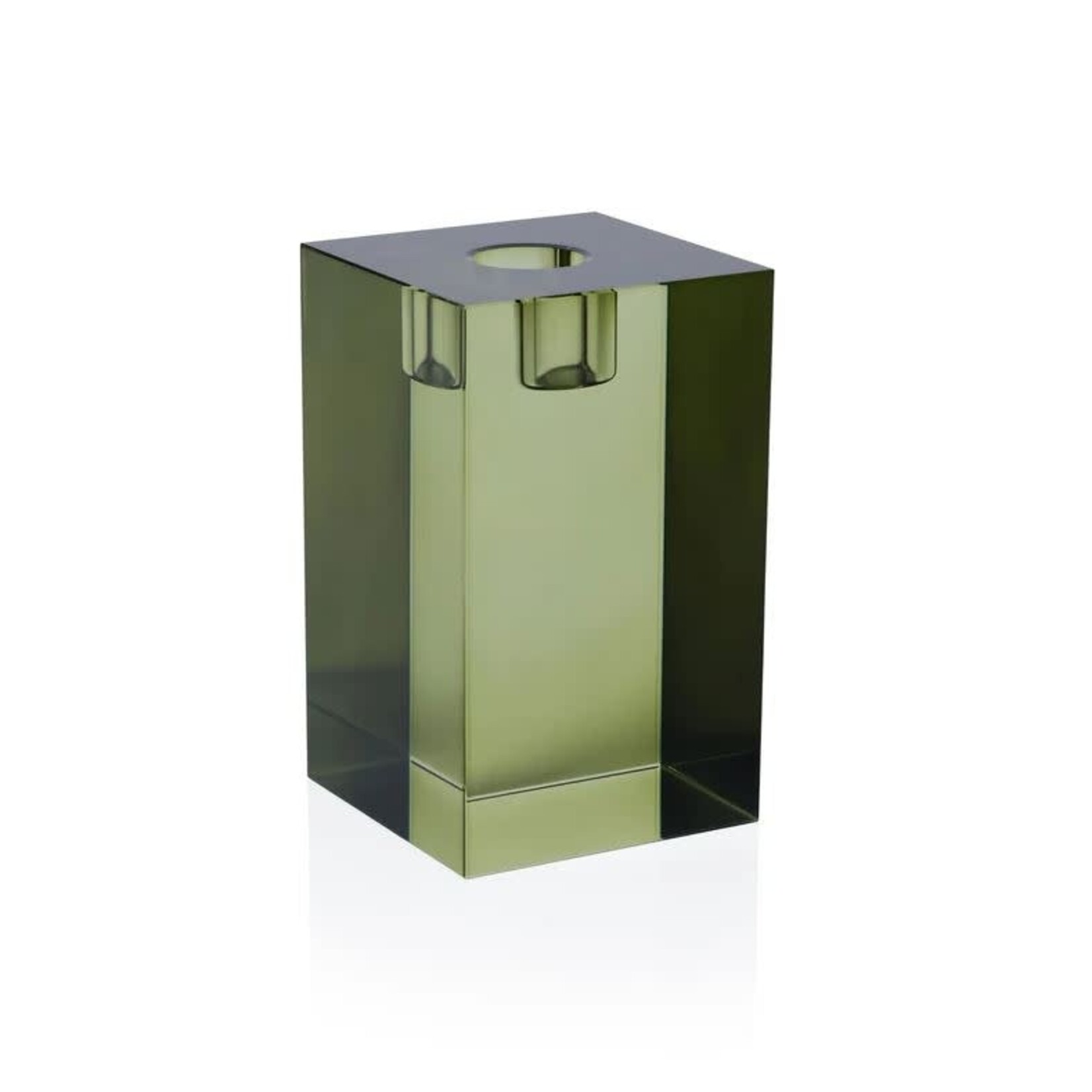 Zodax Crystal Glass Taper Holder