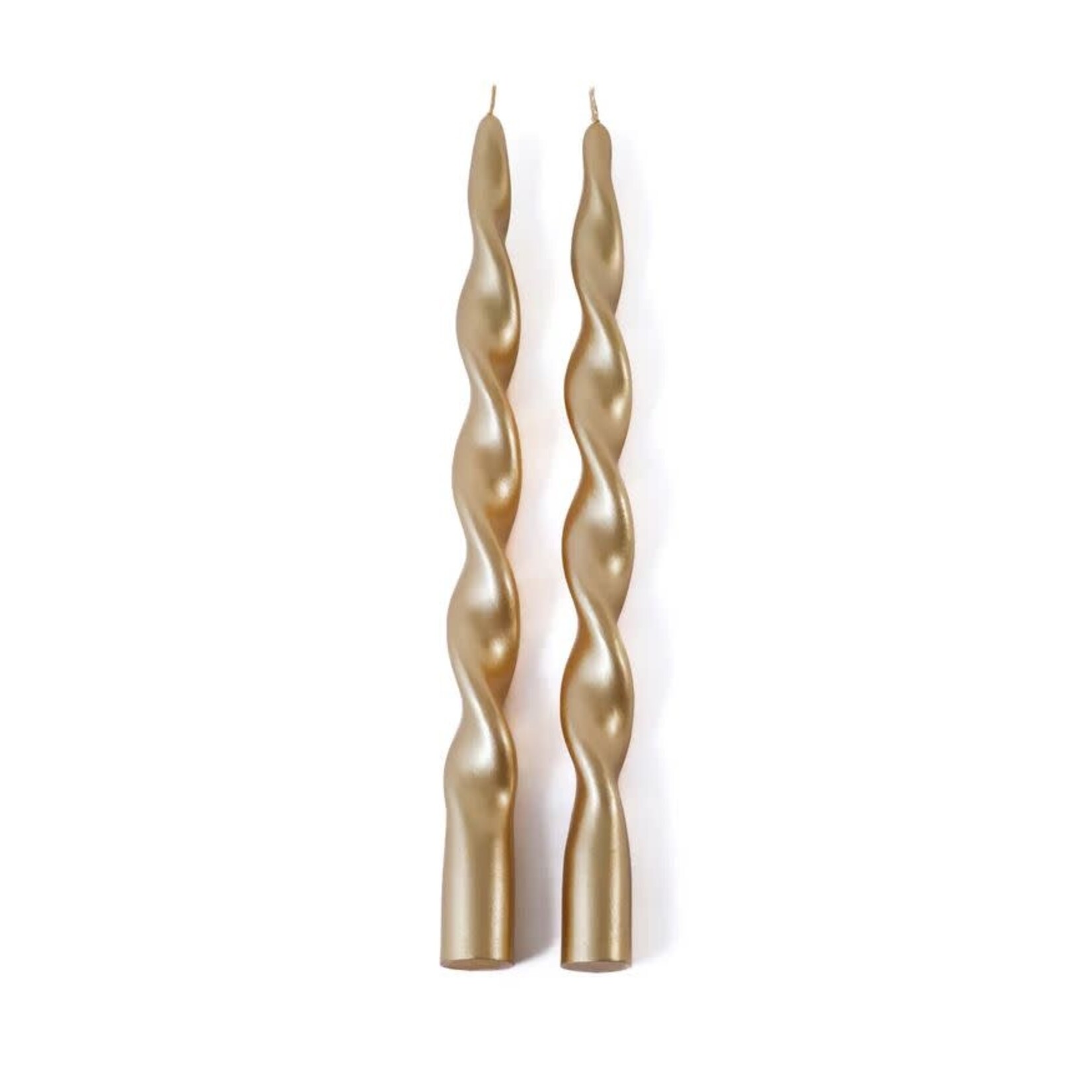 Zodax Lumiere Twist Formal Candles Set of 2