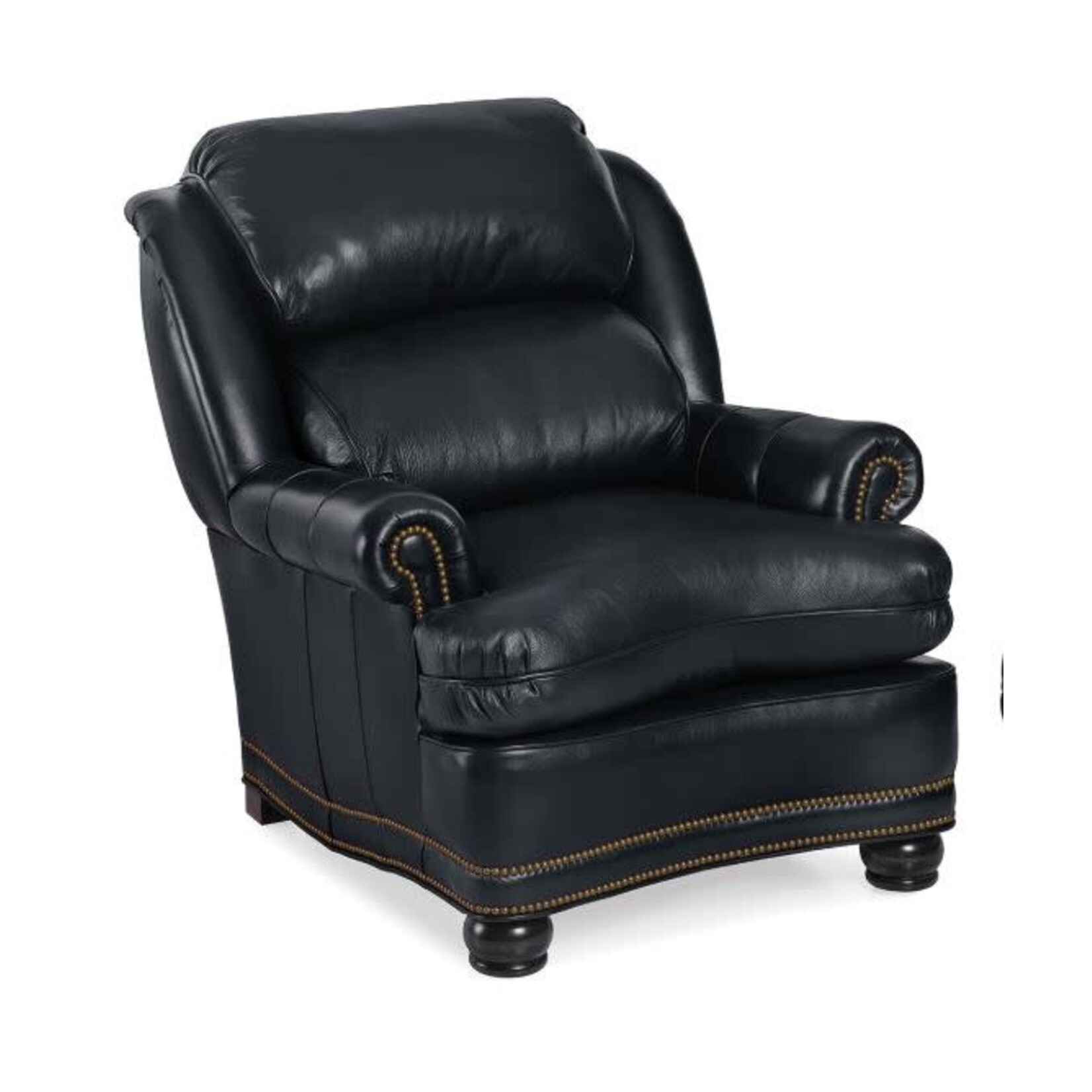 Hancock & Moore LLC Austin High Back Chair Cavalier Navy Leather