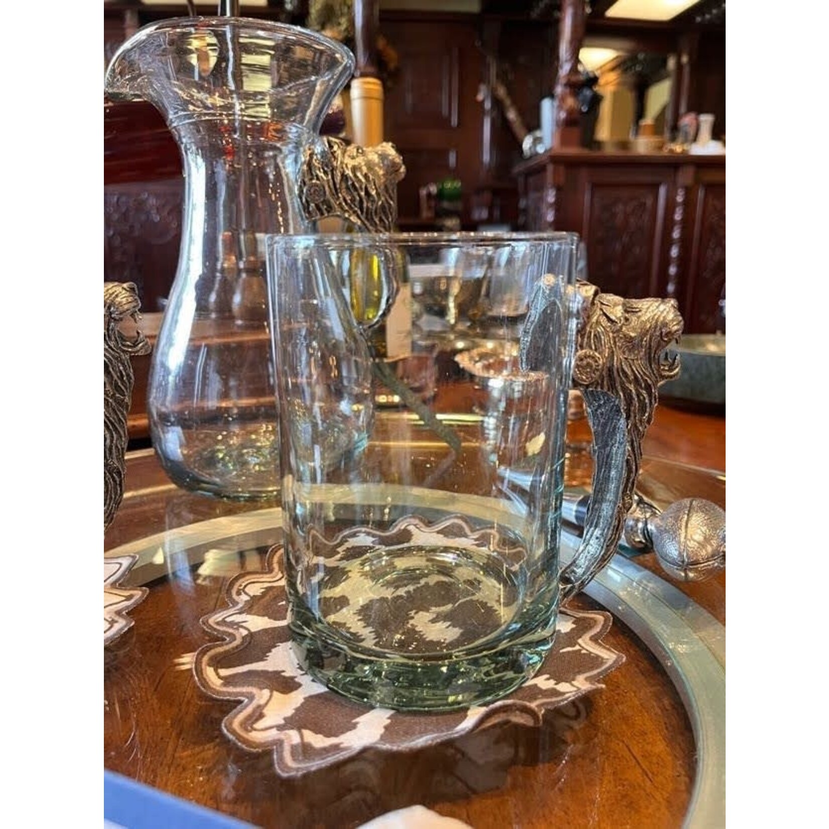Matouk Iconic Leopard Cocktail Napkin