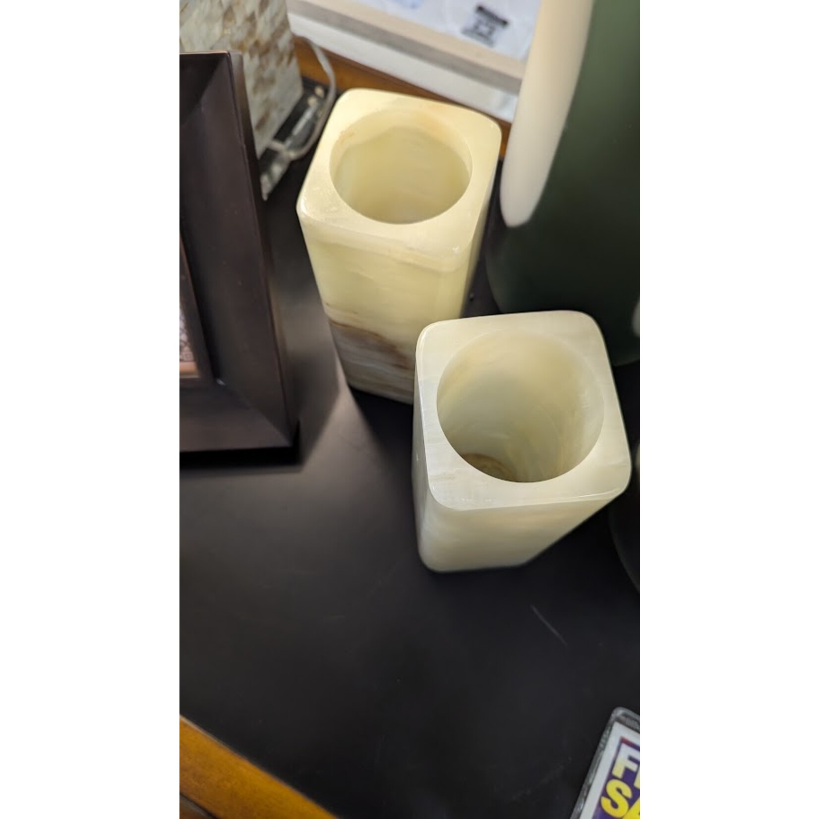 Carole Stupell LTD Onyx Candle Holder or Vase