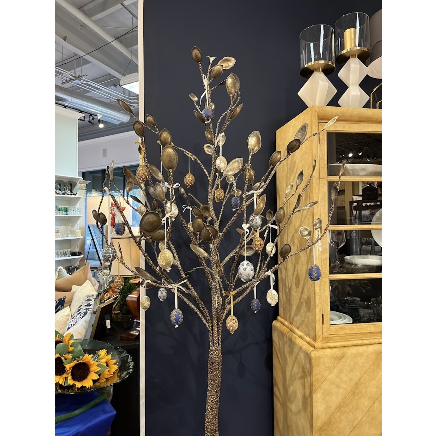 Peter Priess Silver Egg with Silver Beads