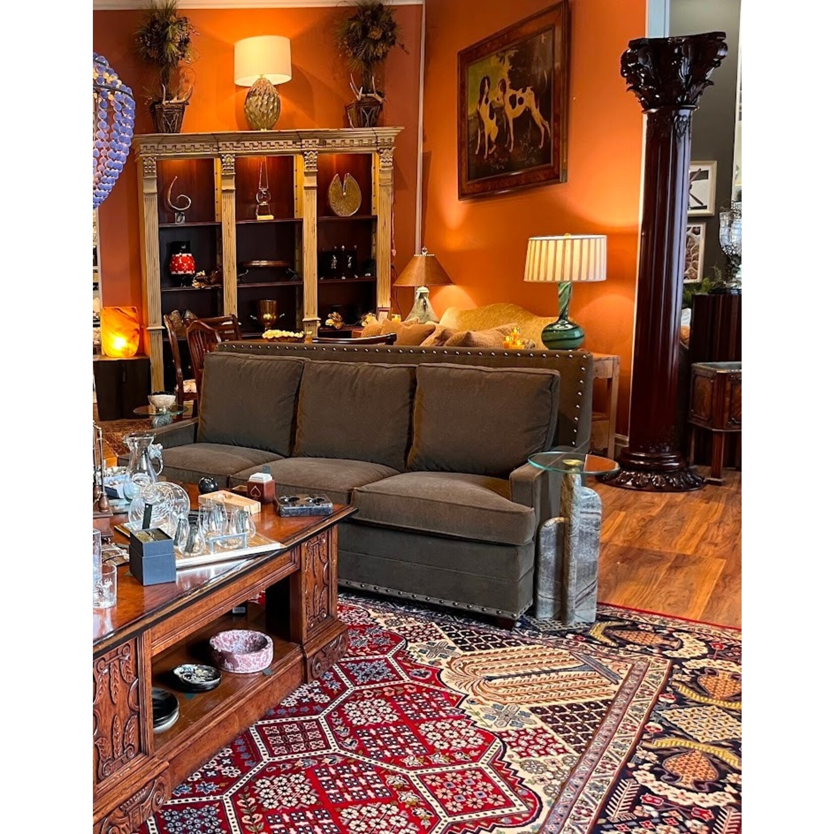 Art Frame Direct Mahogany Corinthian Column