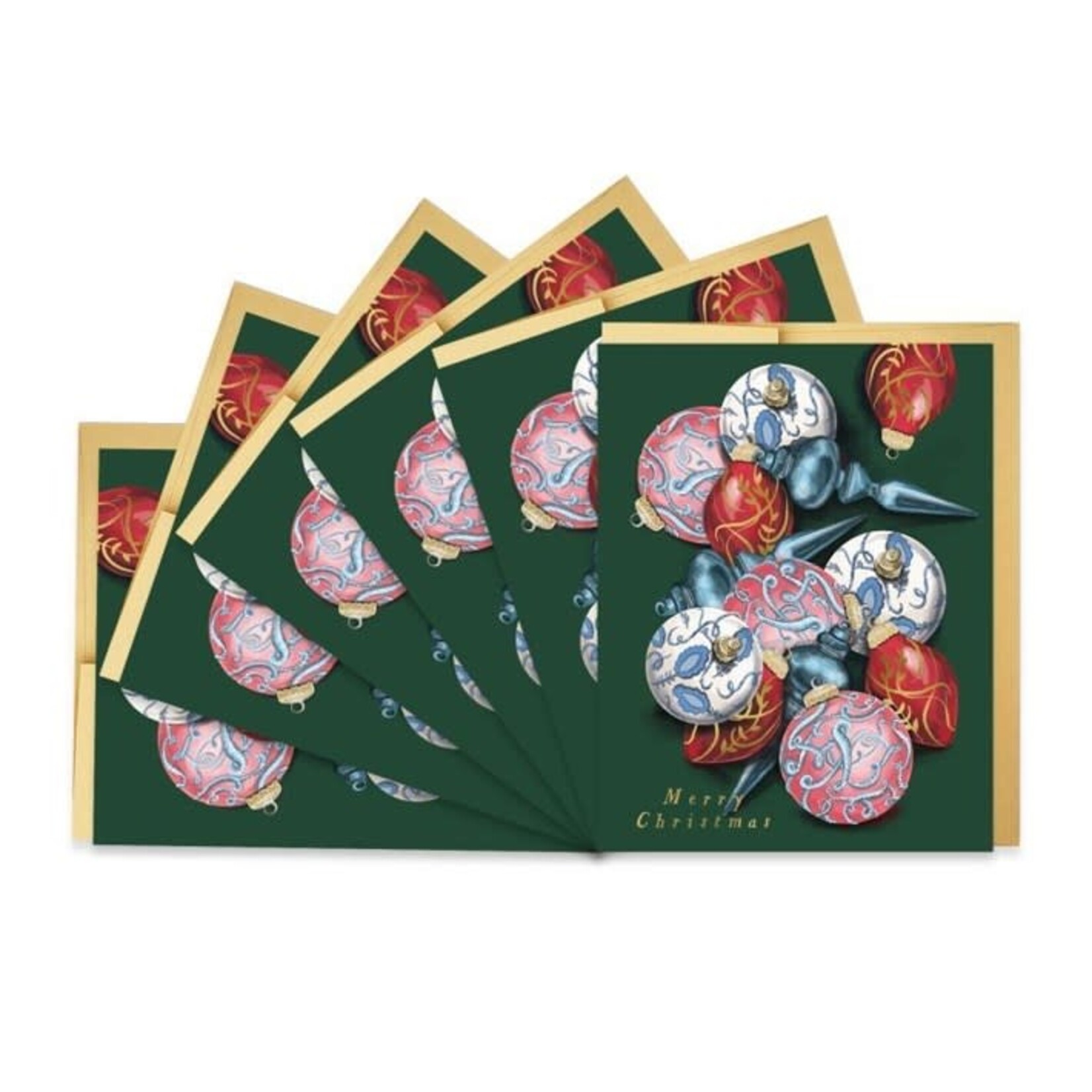 Good JuJu Ink Glass Ornaments Greeting Card