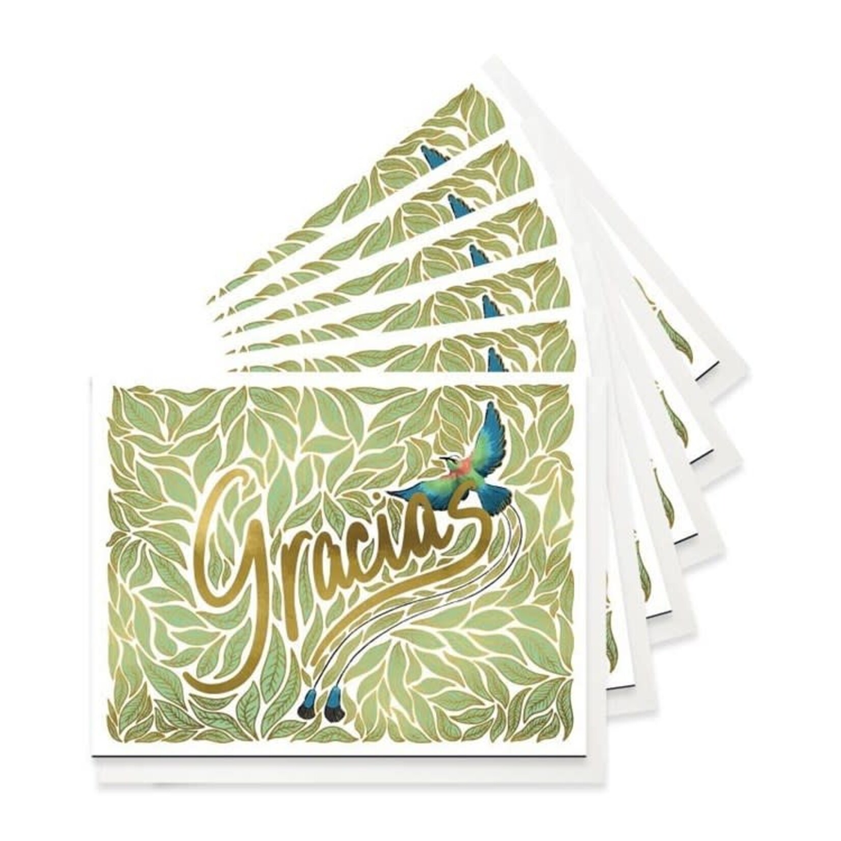 Good JuJu Ink Gracias Bird Greeting Card