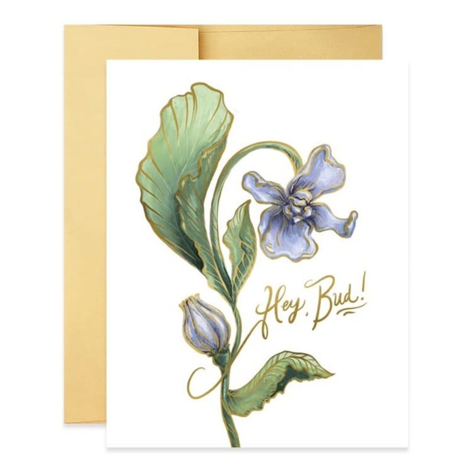 Good JuJu Ink Hey Bud Greeting Card