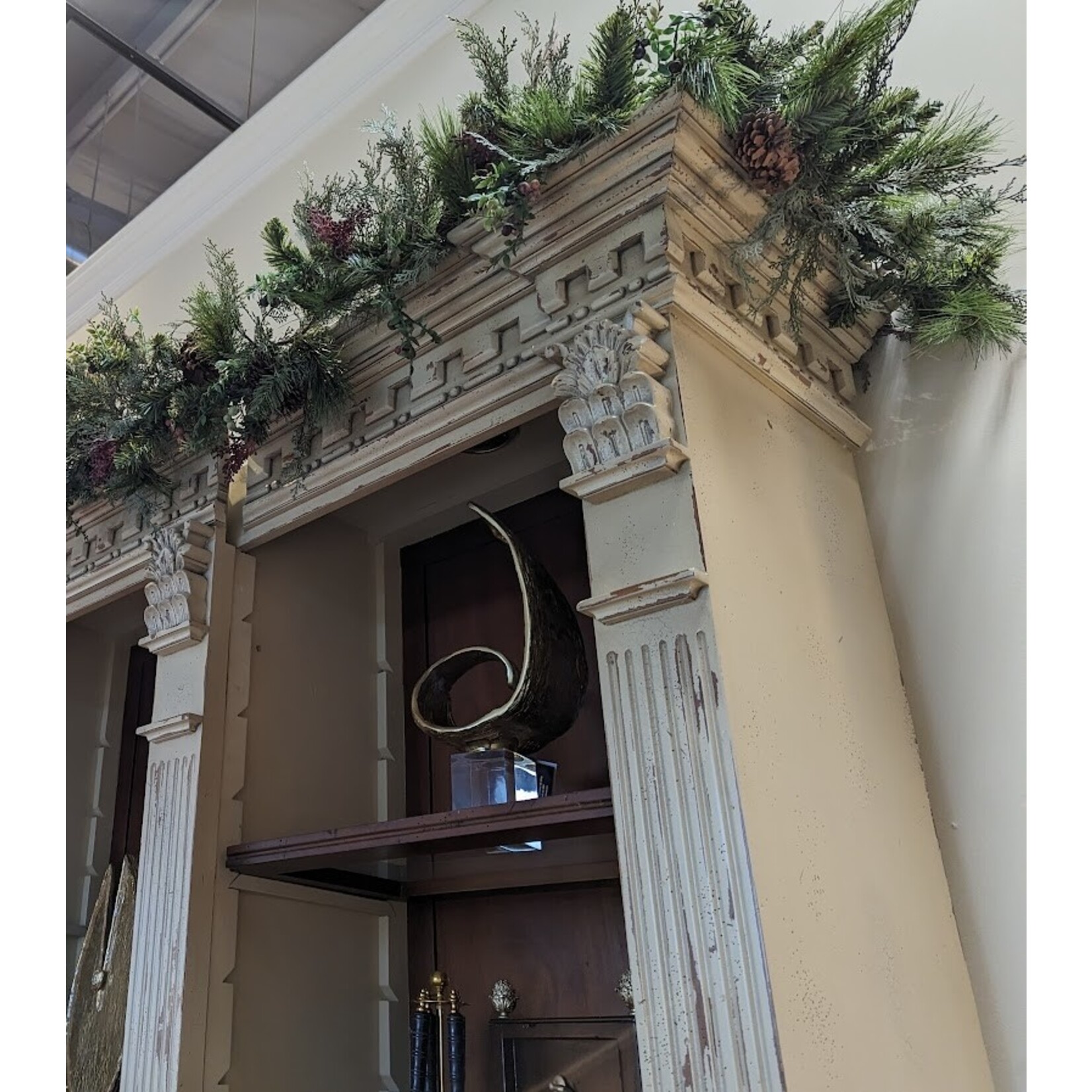 Art Frame Direct Distressed Bookcase with Lights
