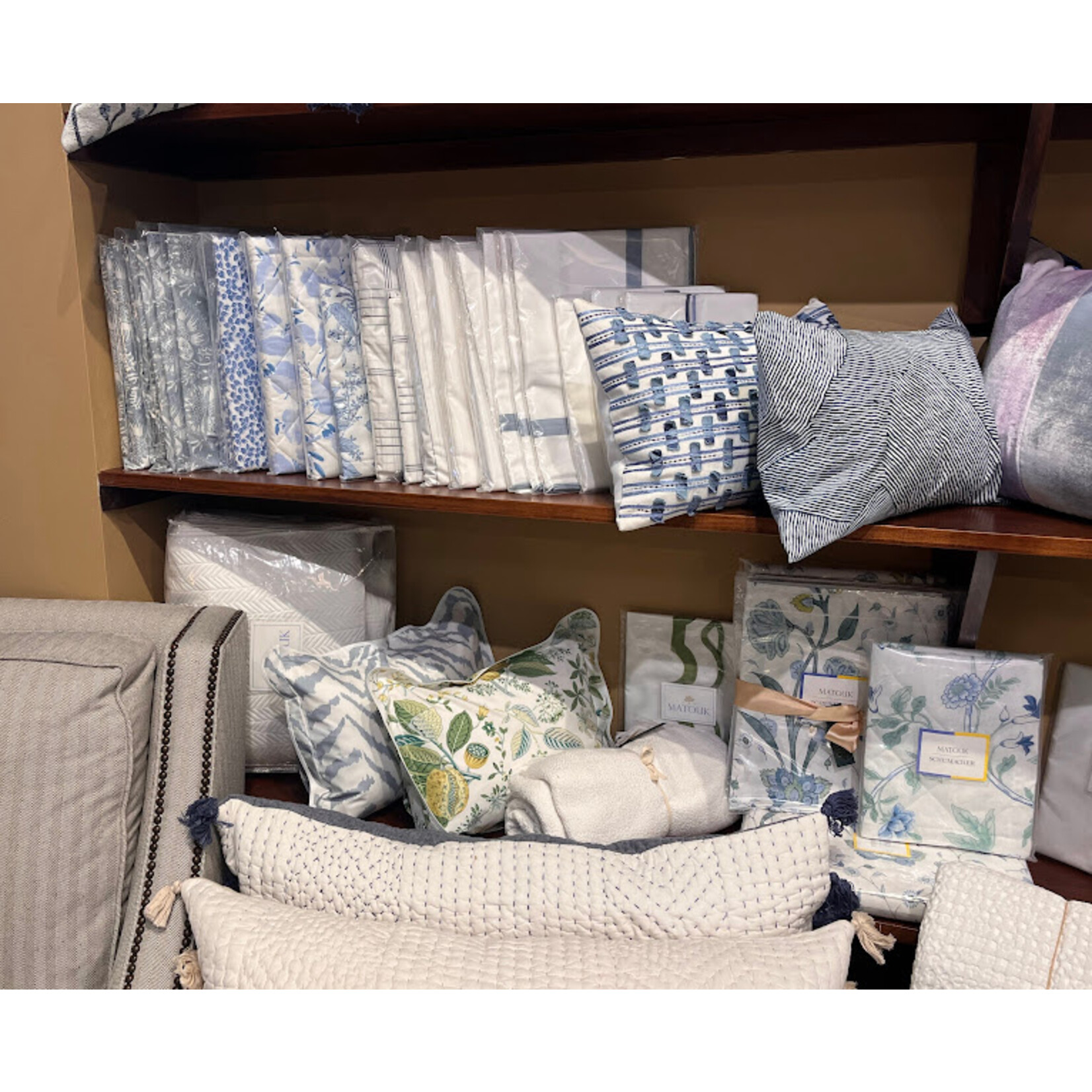 Matouk Dominique Boudoir Sham Lemon