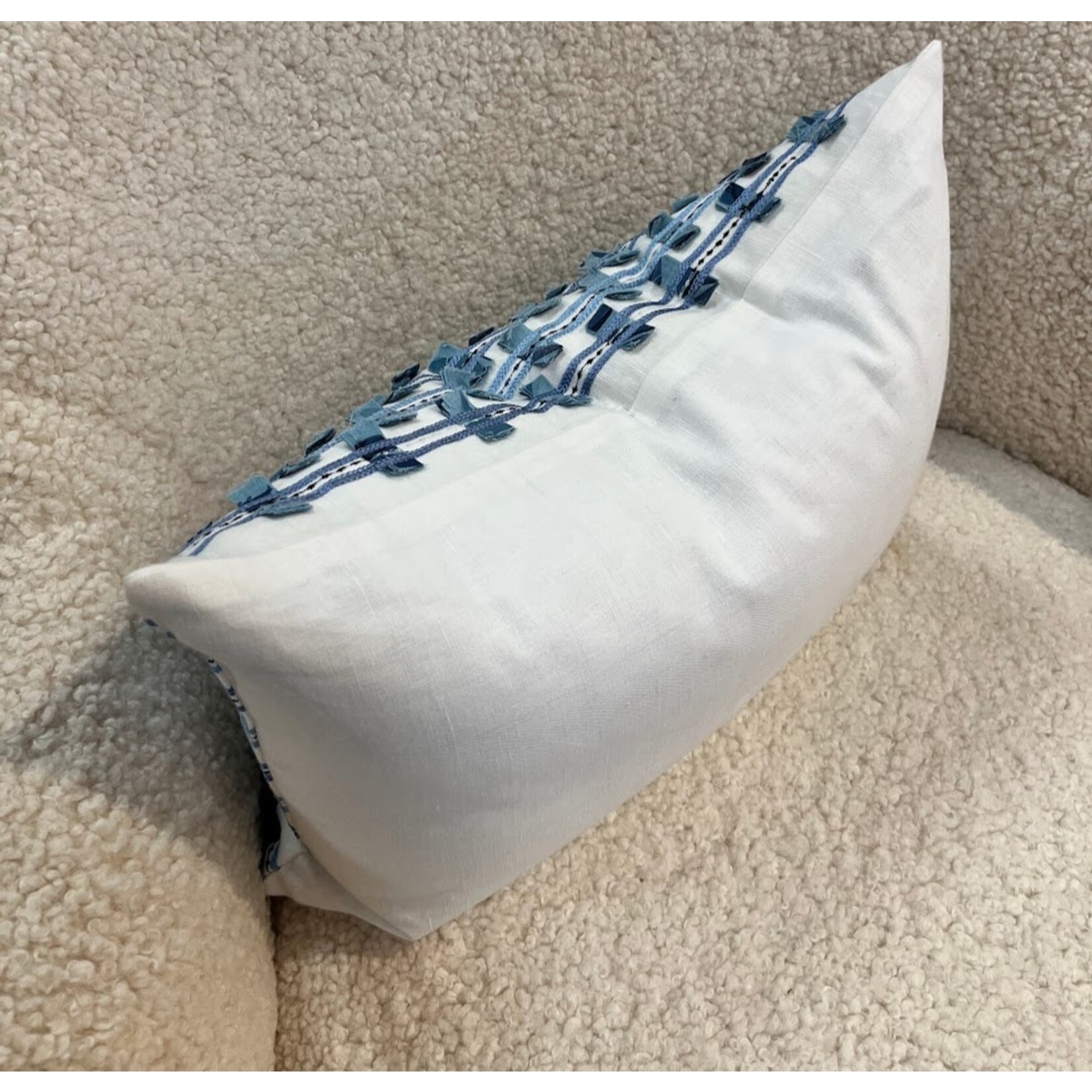 John Robshaw Textiles Yamini Kidney Pillow with Insert