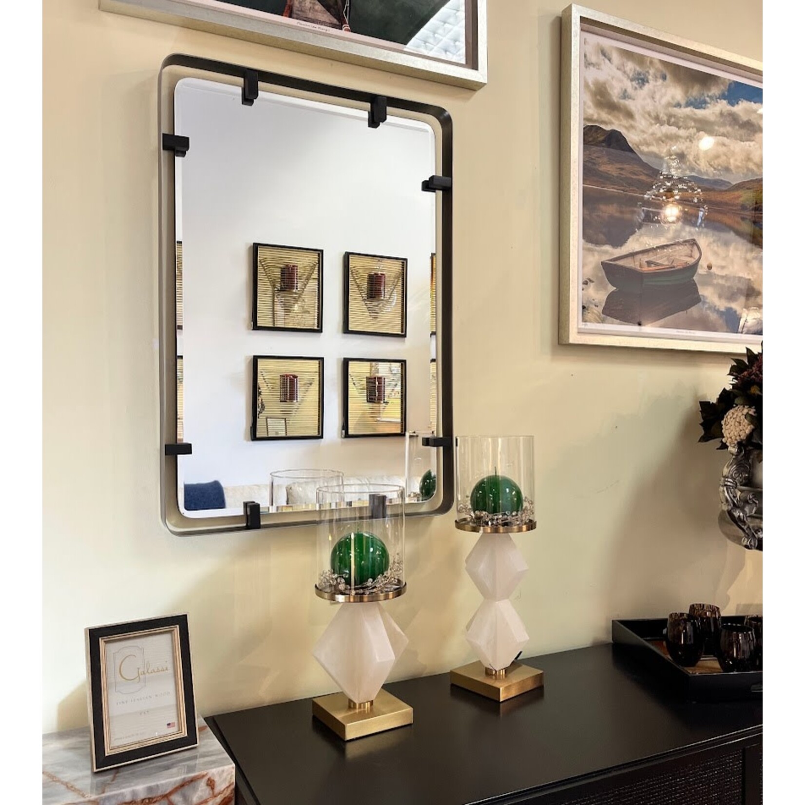 Made Goods Fremont Mirror Pewter Steel
