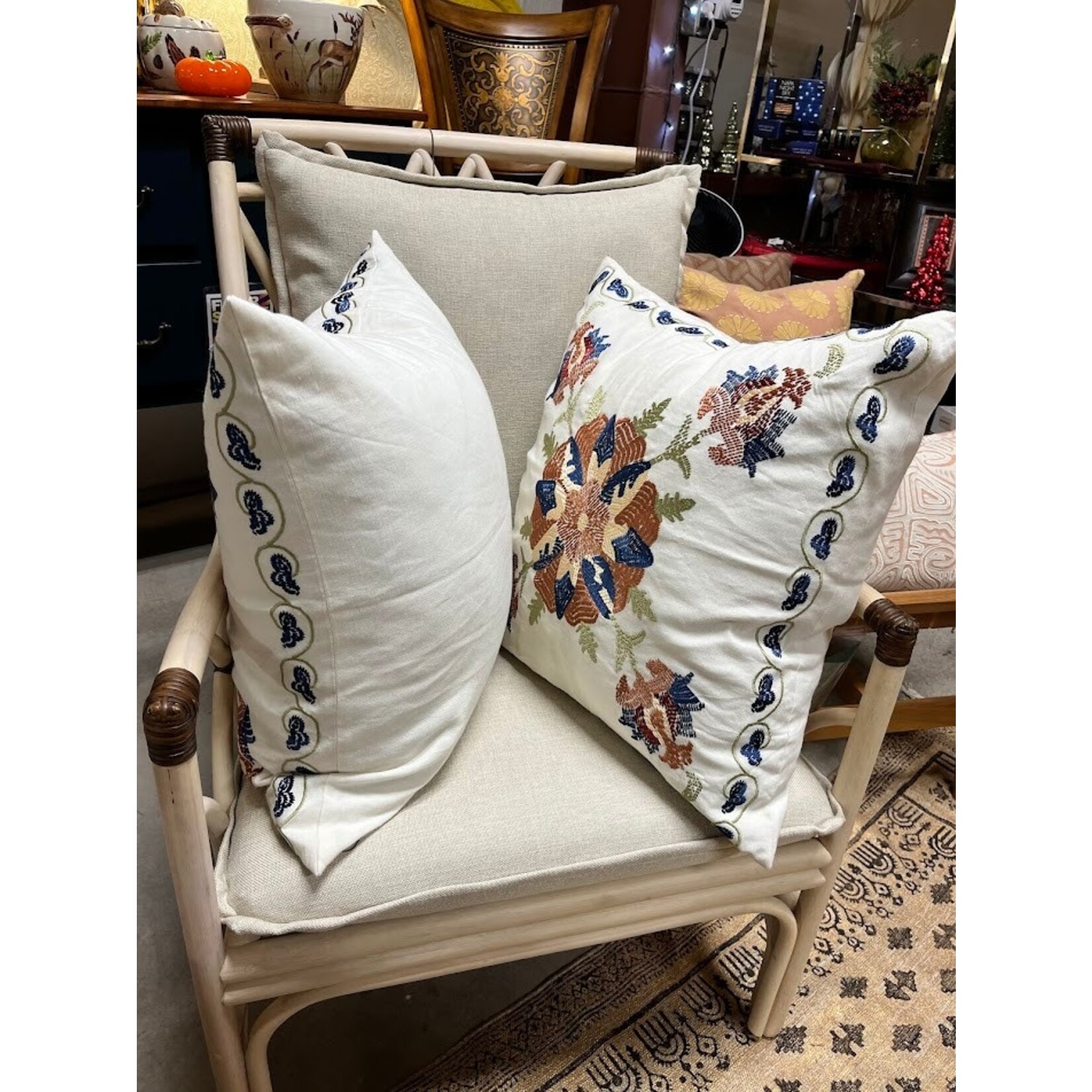 John Robshaw Textiles Atthi Decorative Throw Pillow 22x22