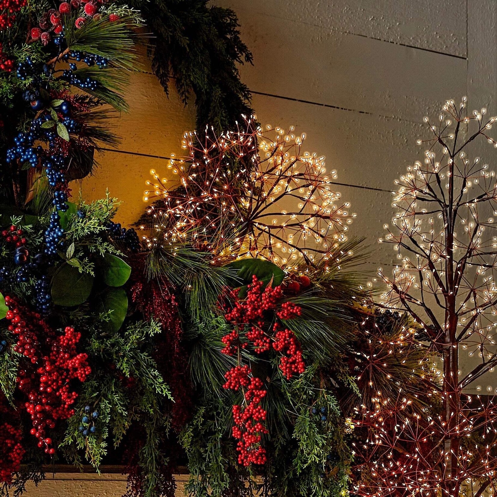 RAZ Imports Brown Starburst LED Lighted Orb