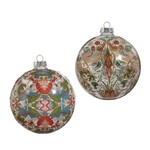 RAZ Imports William Morris Ball Ornament 5"