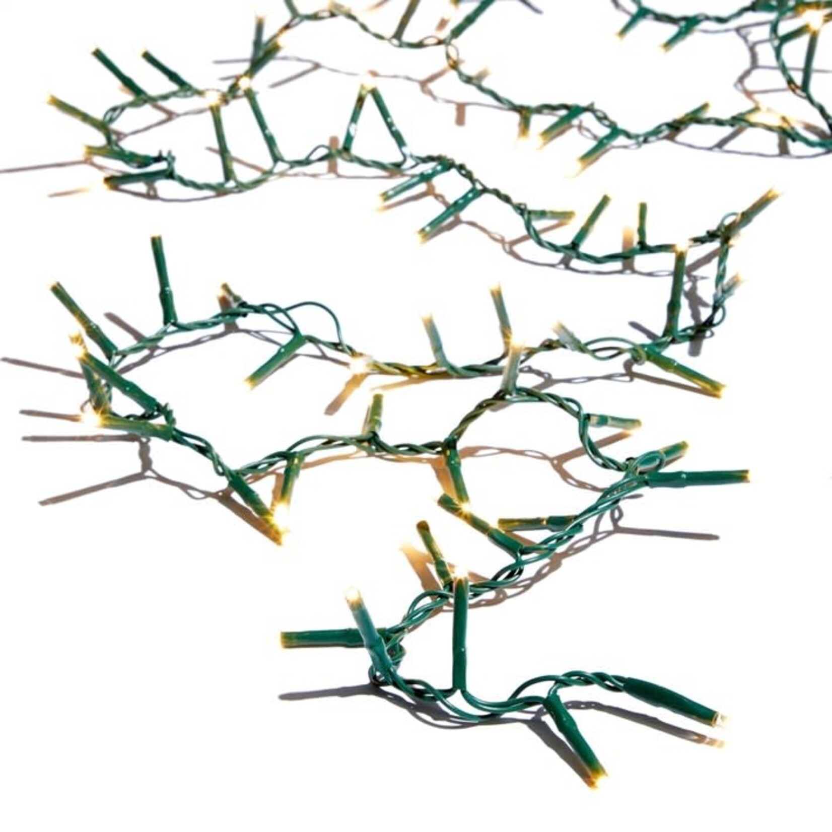 RAZ Imports Snake Garland White Lights Green Wire 73.8'