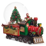 RAZ Imports Musical Train Water Snow Globe 8.75"