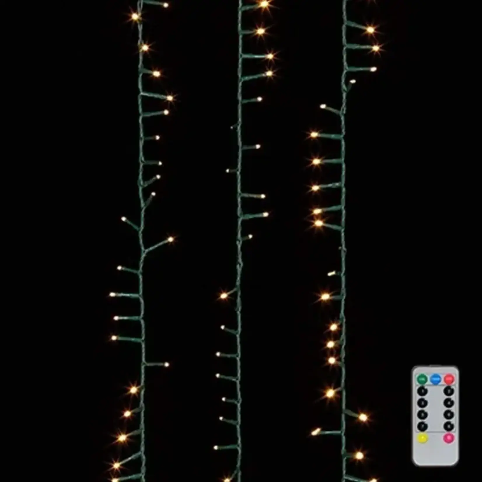 RAZ Imports Snake Garland White Lights Green Wire 73.8'