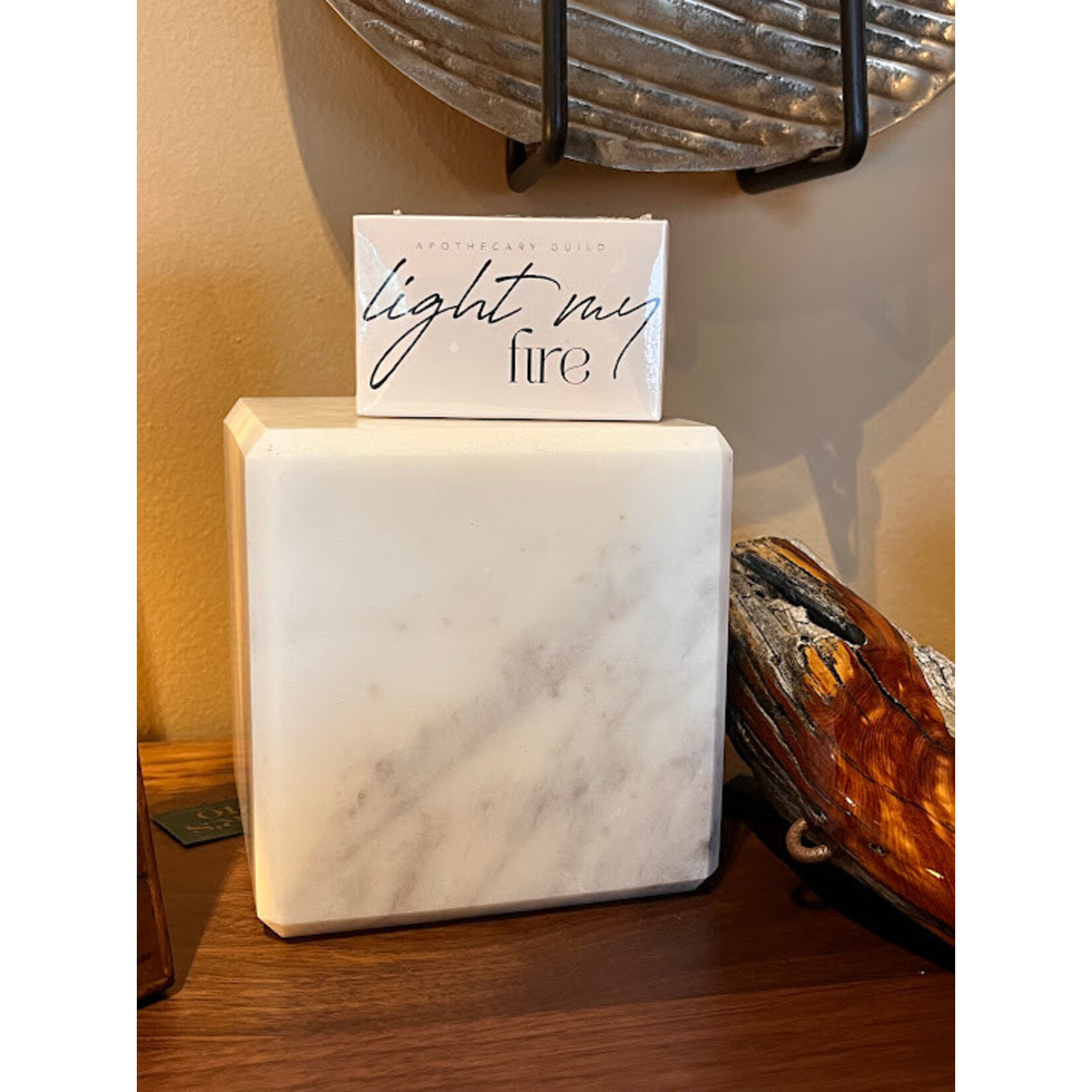 Global Views 5 Marble Mini Pedestal Riser Small