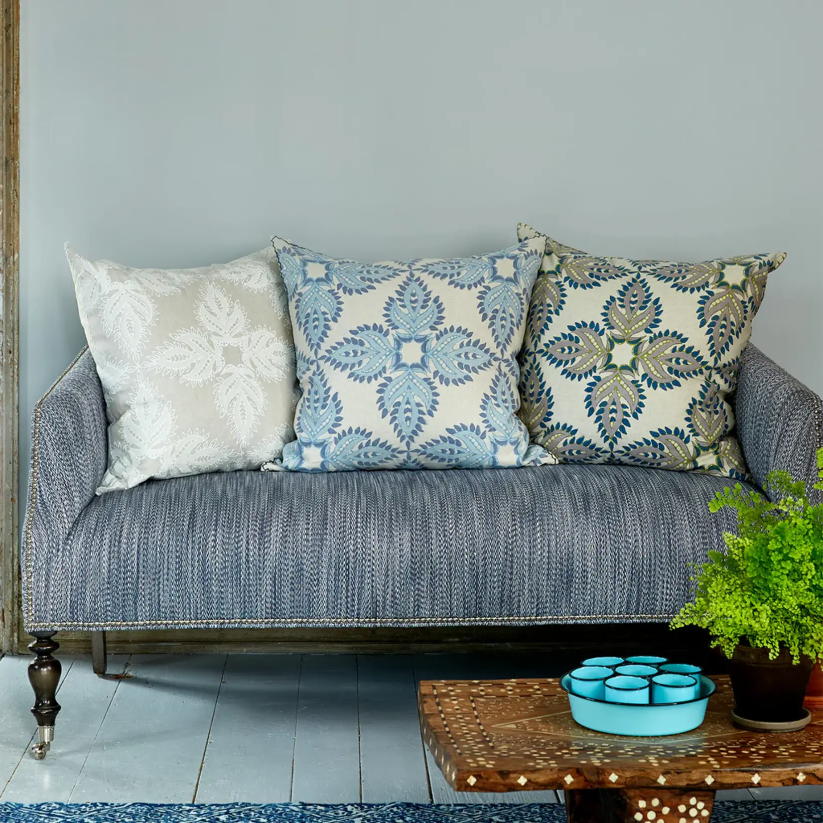John Robshaw Textiles Verdin Euro Pillow with Insert