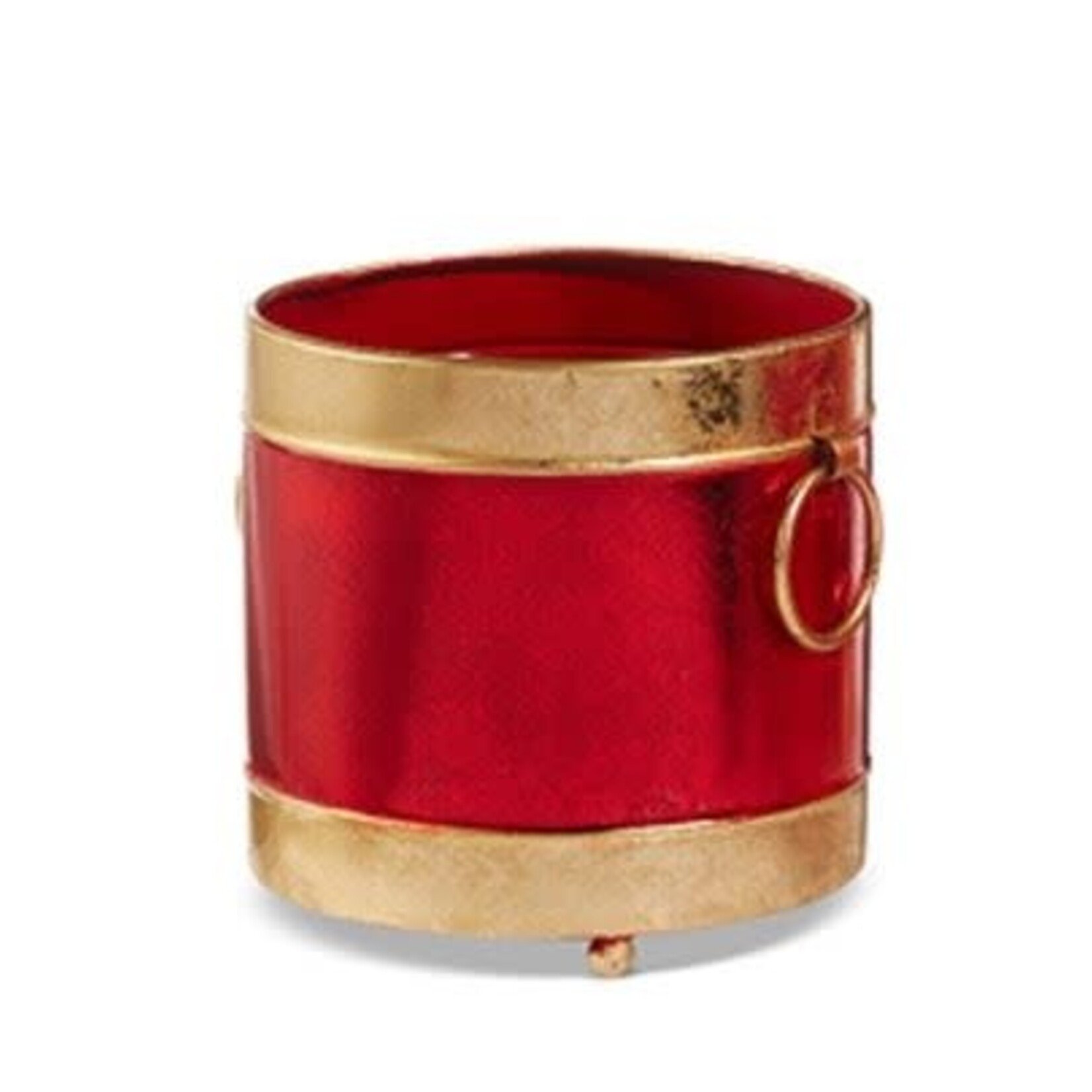 RAZ Imports Red and Gold Container Ornament