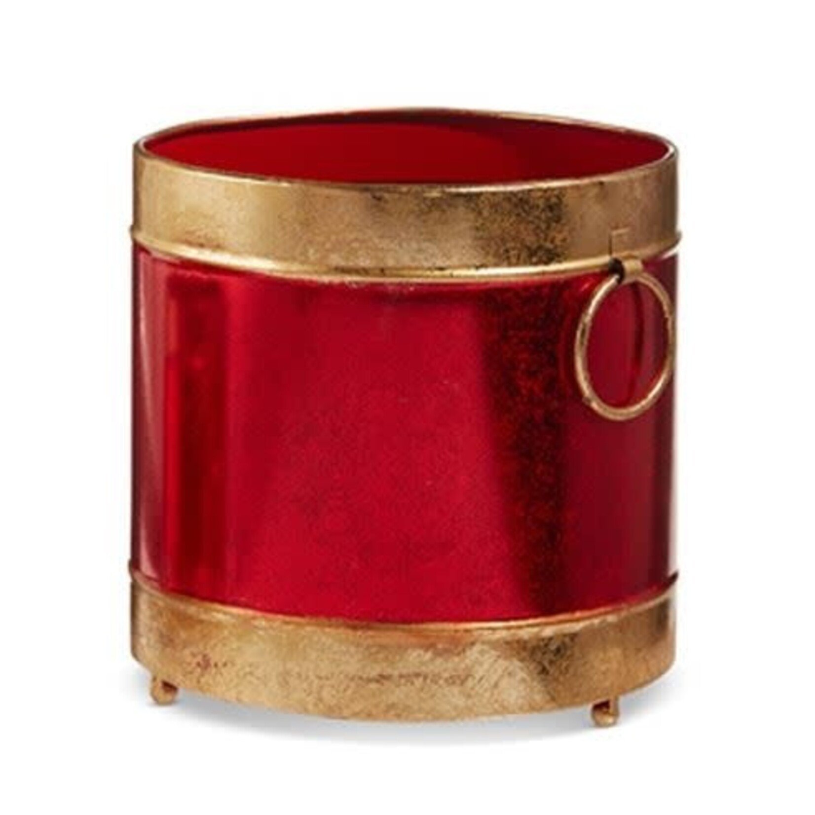 RAZ Imports Red and Gold Container Ornament