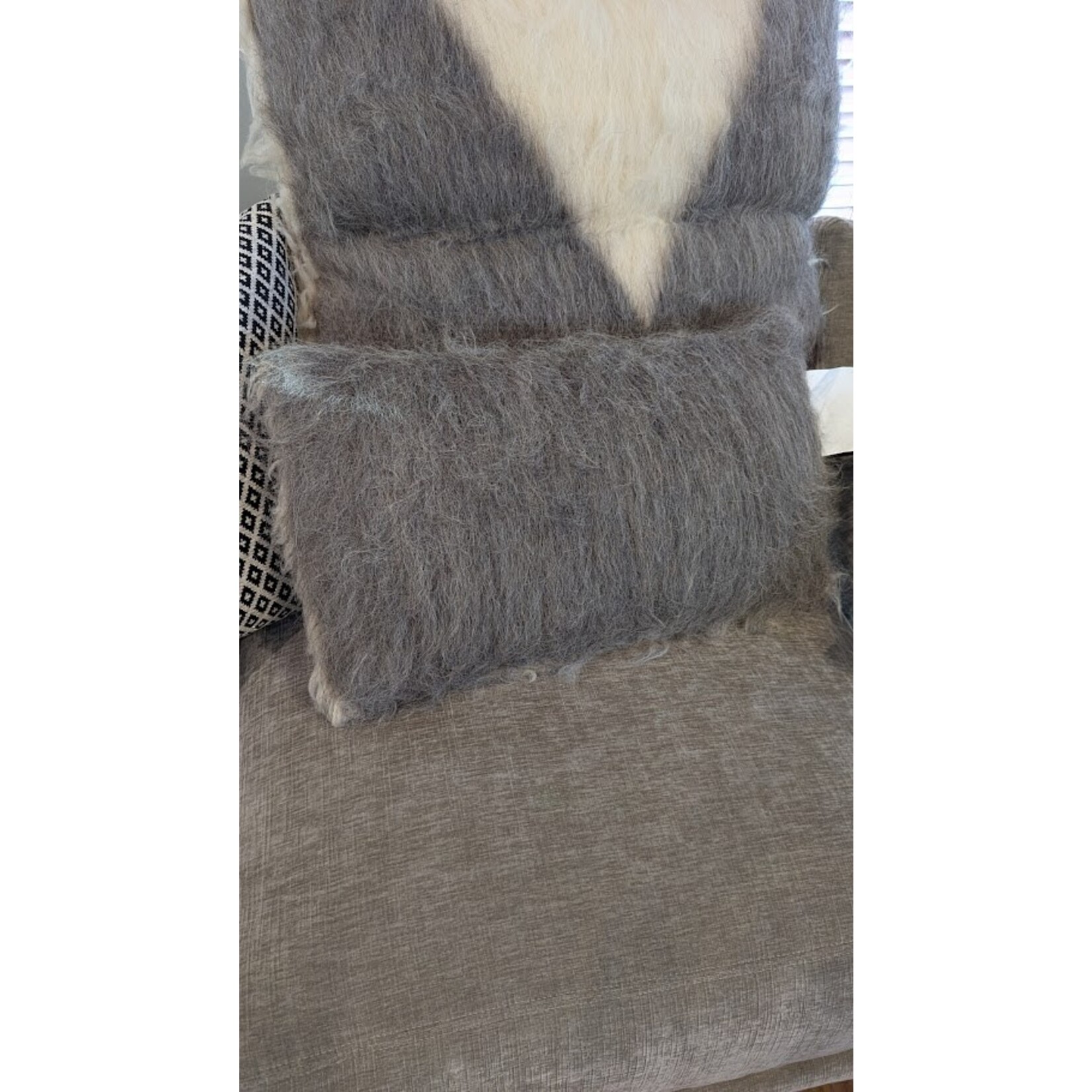 Fibre by Auskin Torrey Wool Cushion Pillow 16"x28"