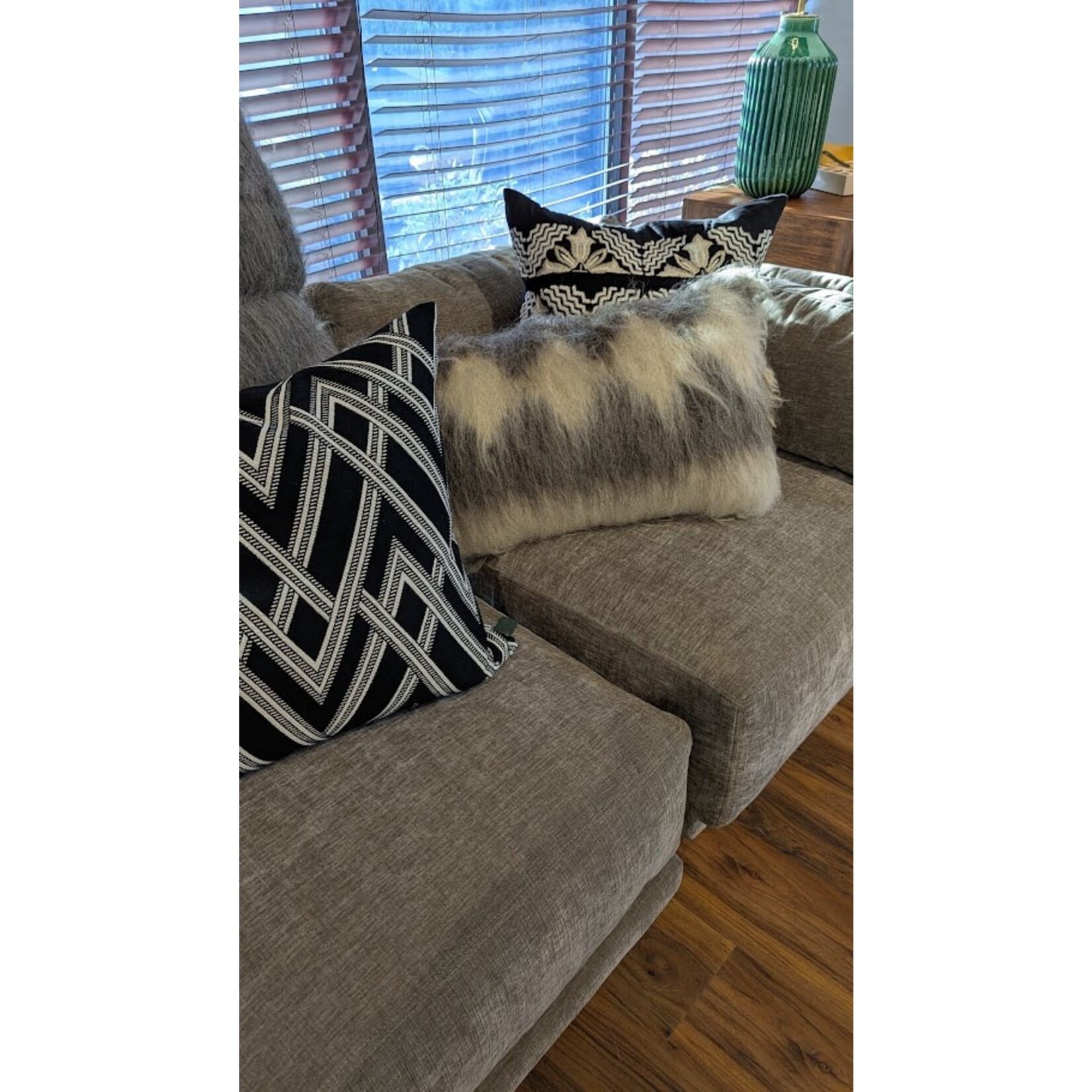 Fibre by Auskin Torrey Wool Cushion Pillow 16"x28"