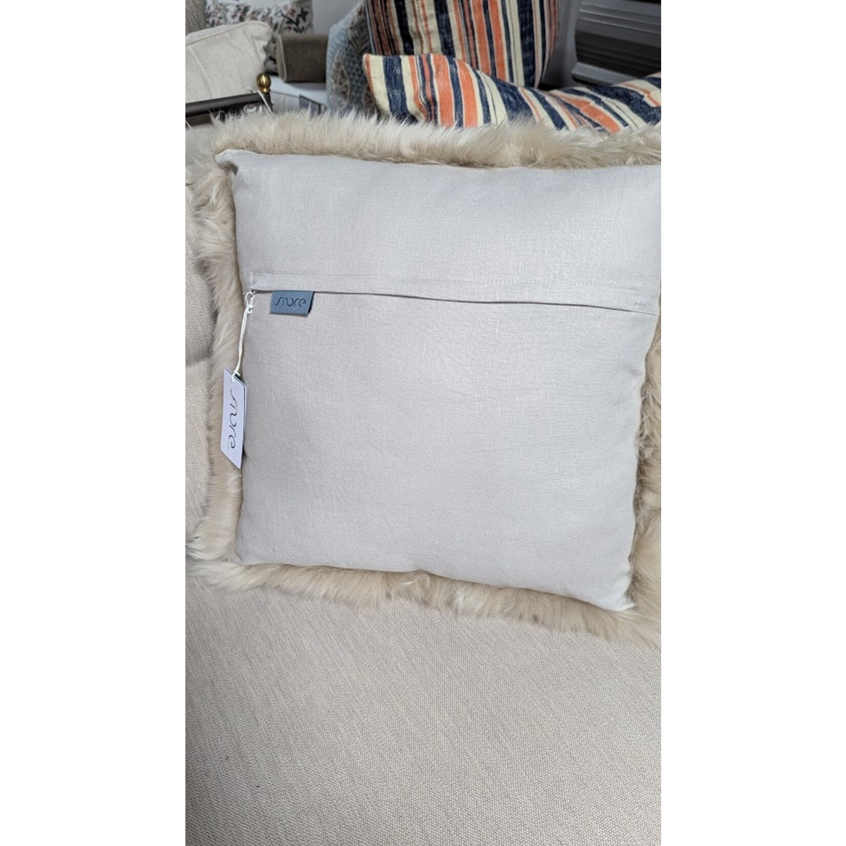 Fibre by Auskin Long Wool Nappa Cushion Pillow 19.7"x19.7"